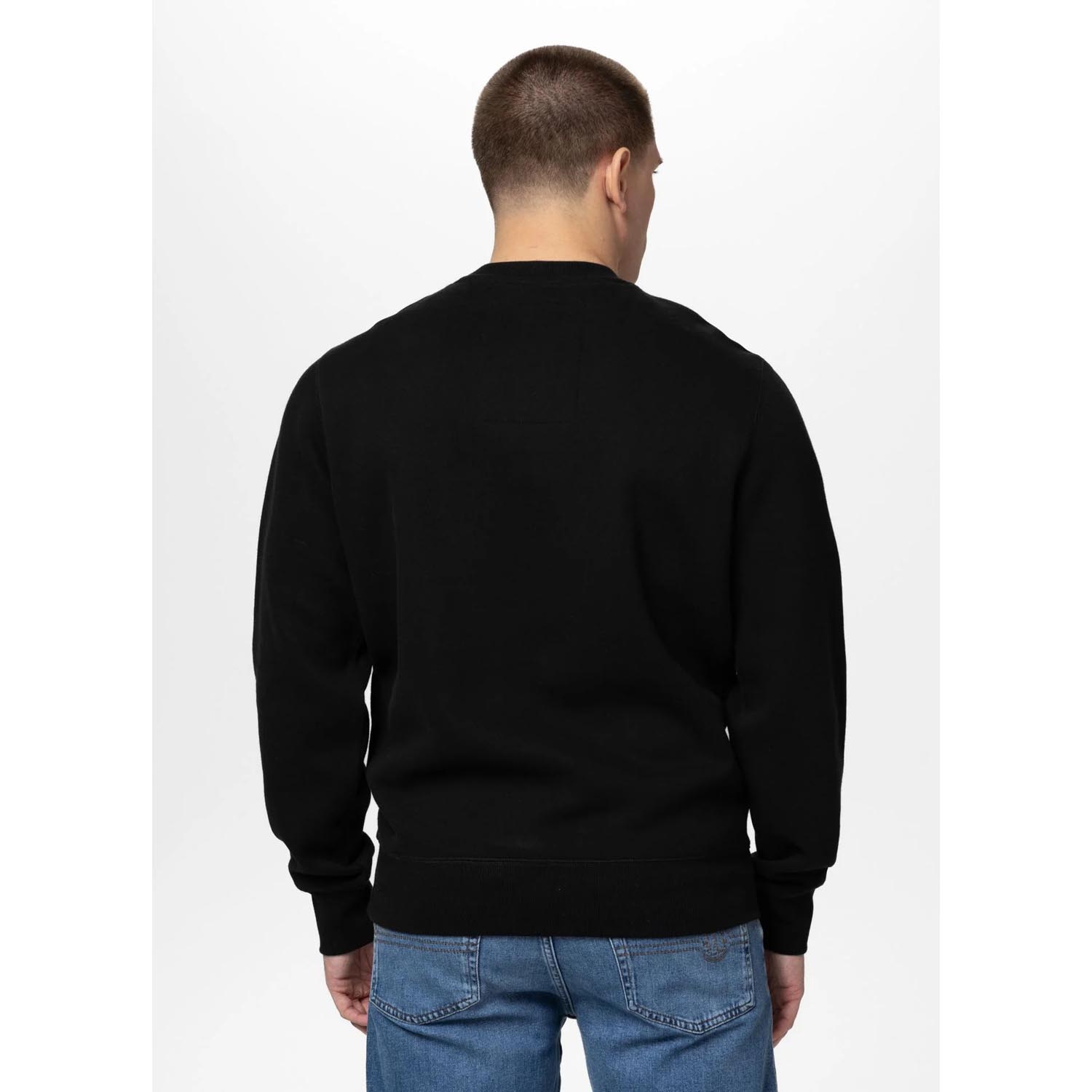 Pit Bull West Coast Crewneck, Small Logo, black, XXXL