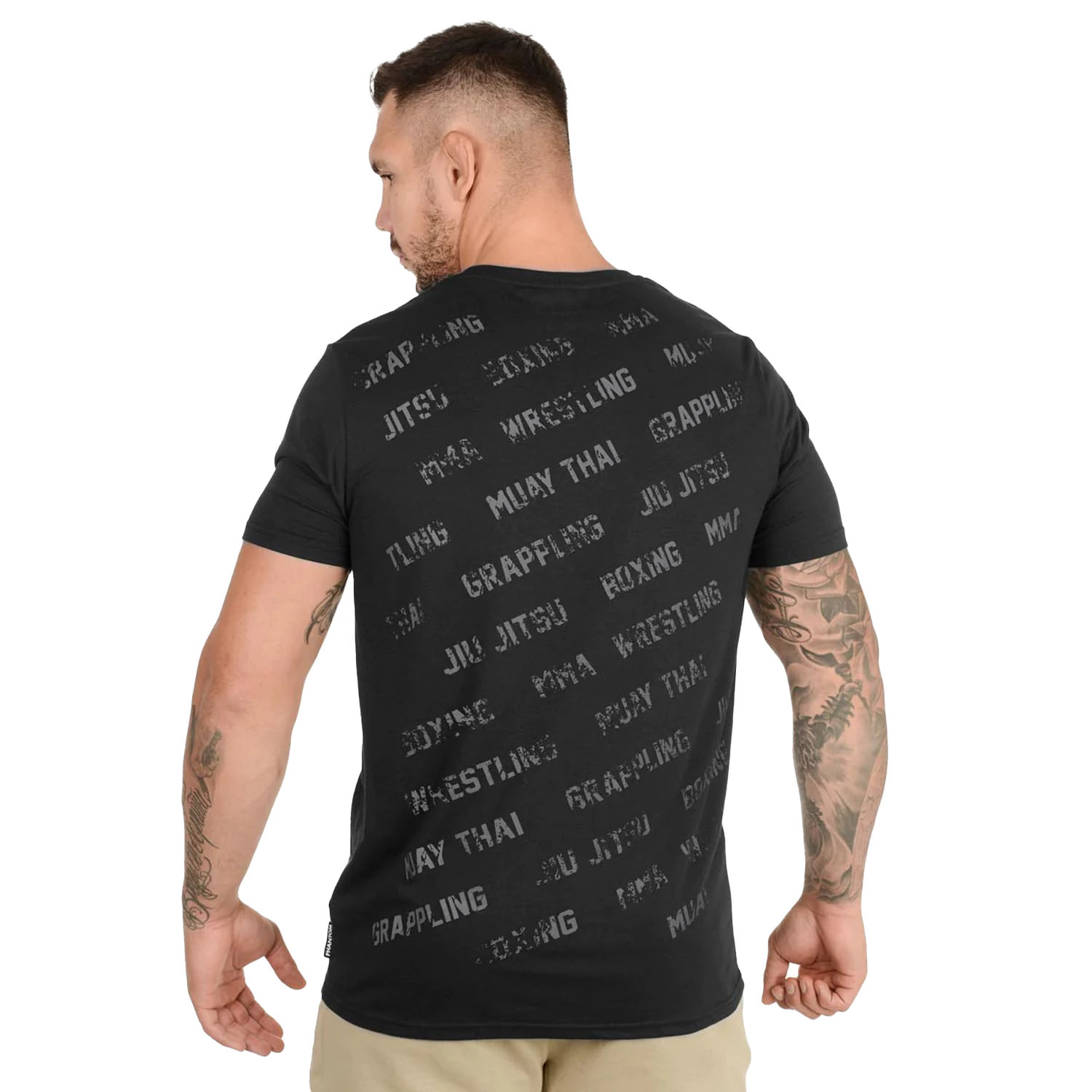 Phantom Athletics T-Shirt, All Over, schwarz, XXL