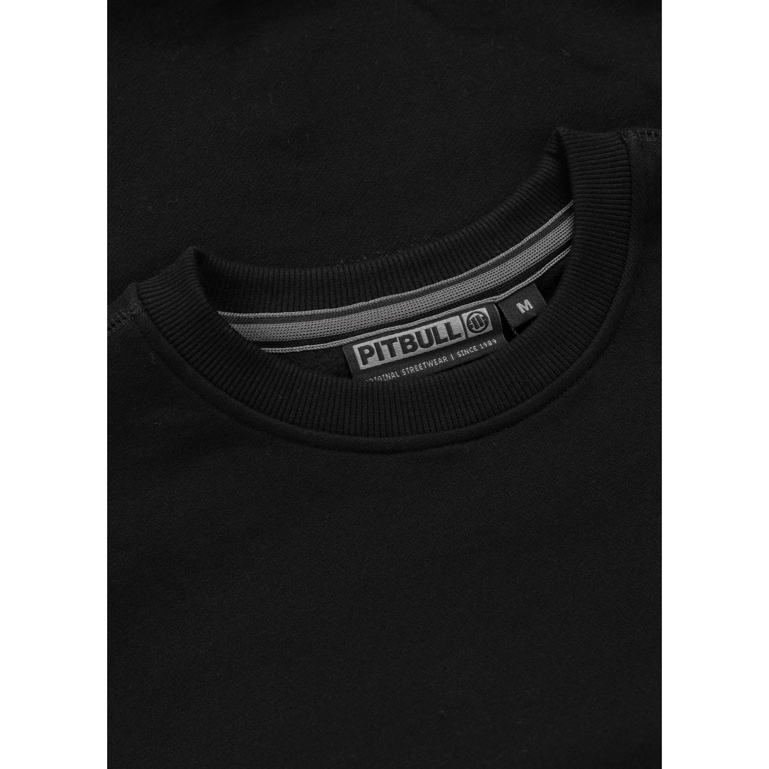 Pit Bull West Coast Crewneck, BJJ Fight DVSN, black, S