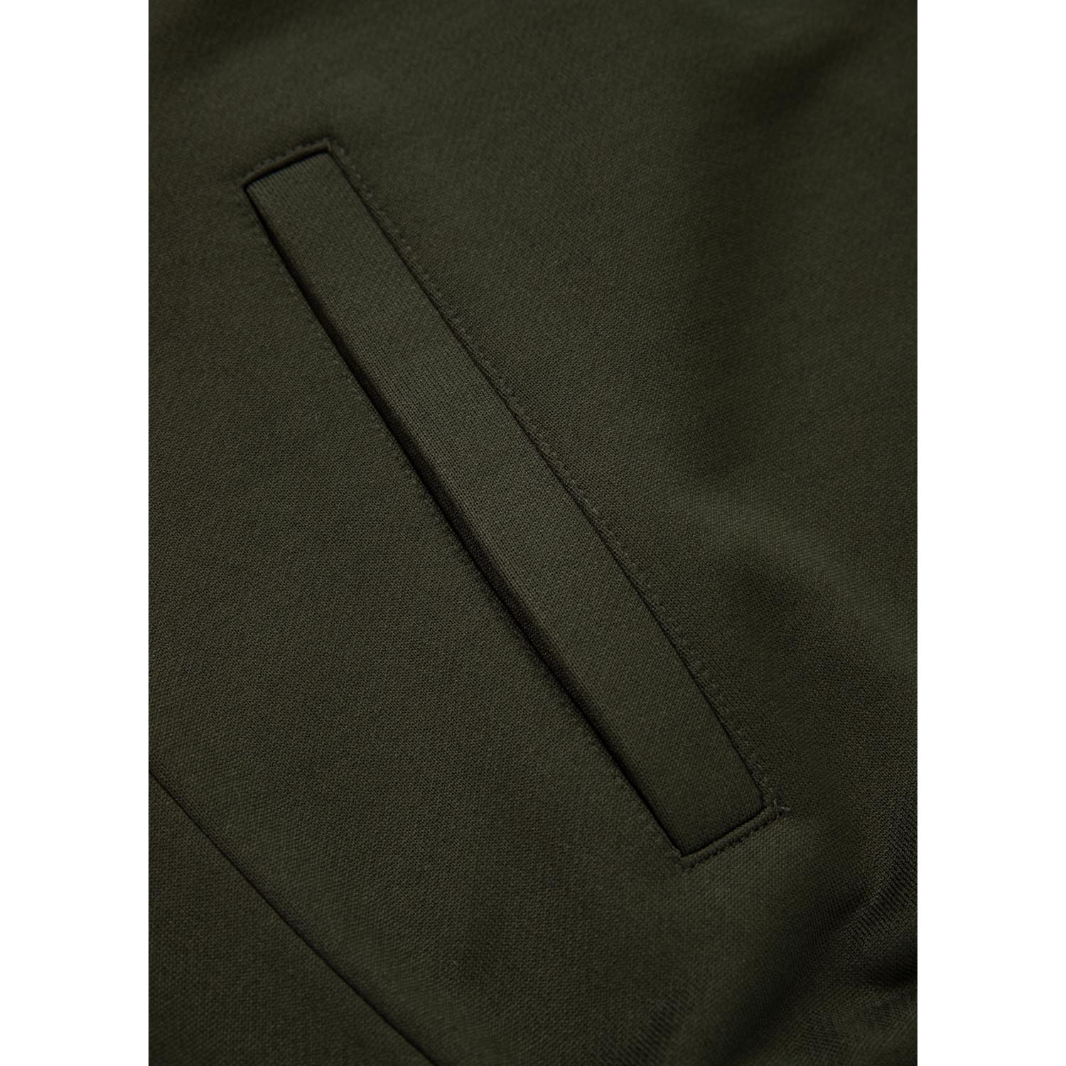 Pit Bull West Coast Trainingsjacke, Tape Logo, olive, XXL