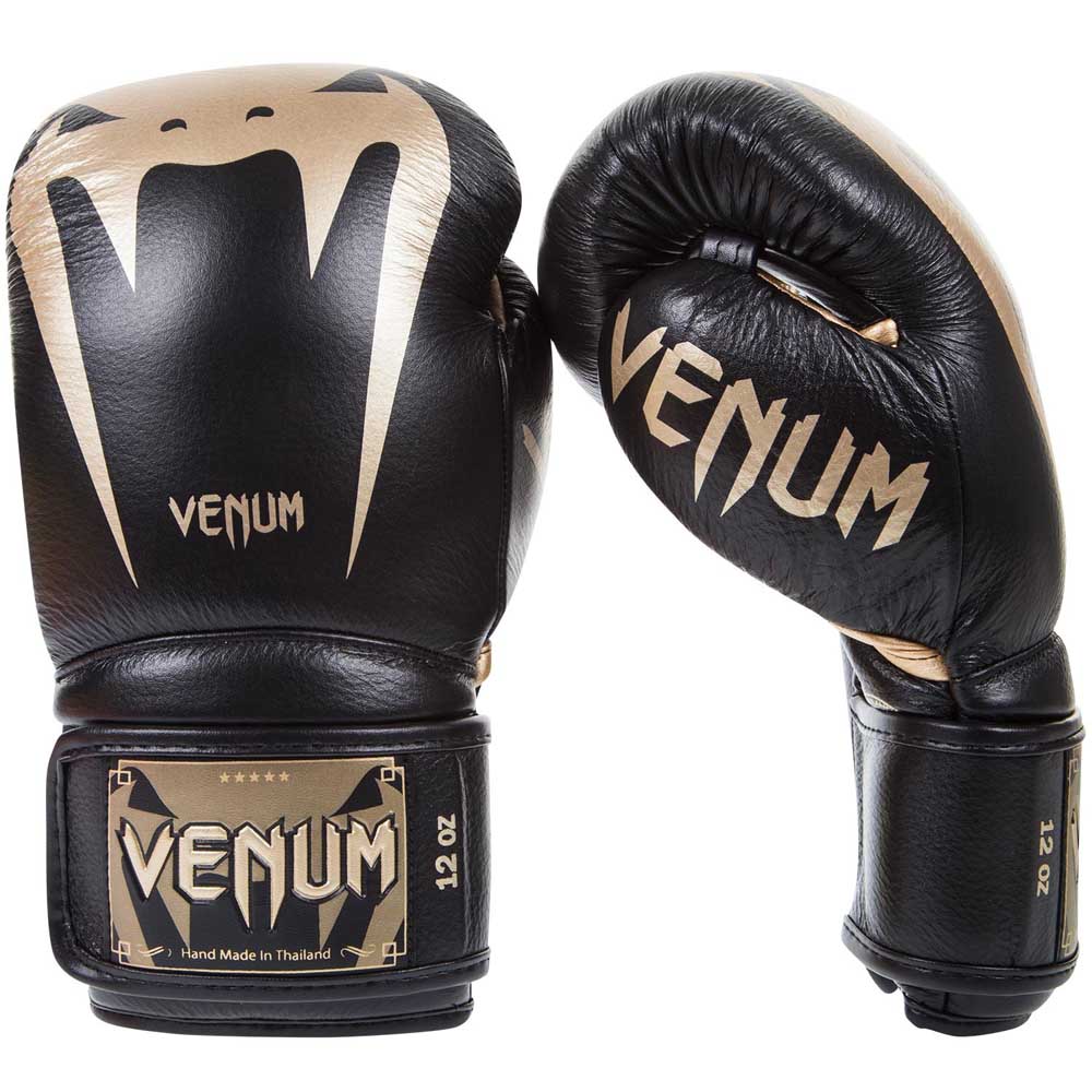 VENUM Boxhandschuhe, Giant 3.0, Nappa Leder, schwarz-gold, 16 Oz