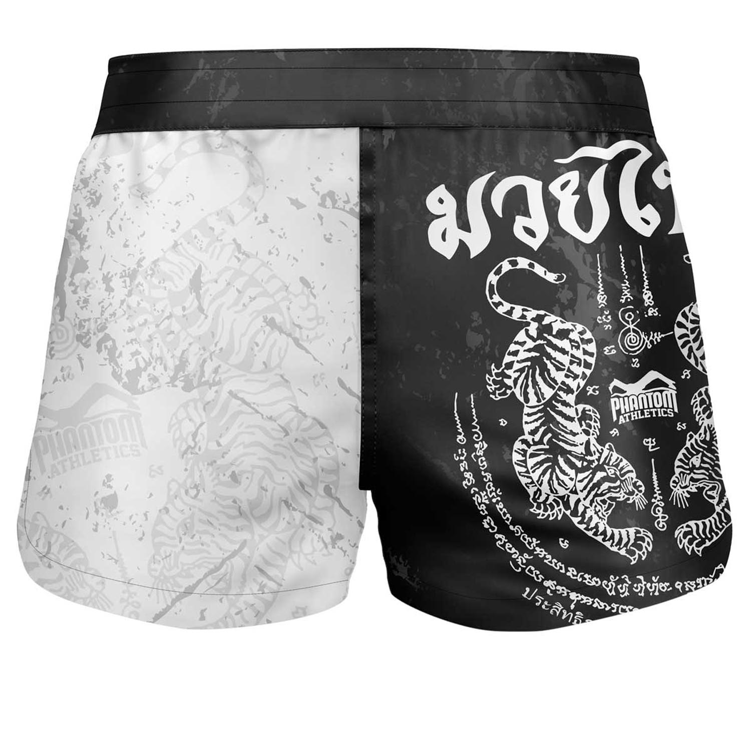 Phantom Athletics MMA Fight Shorts, Fusion Muay Thai, black-white, XXL