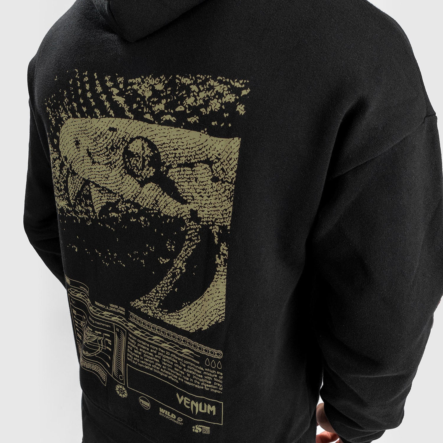 VENUM Hoody, Fangs Oversize Fit, schwarz, M