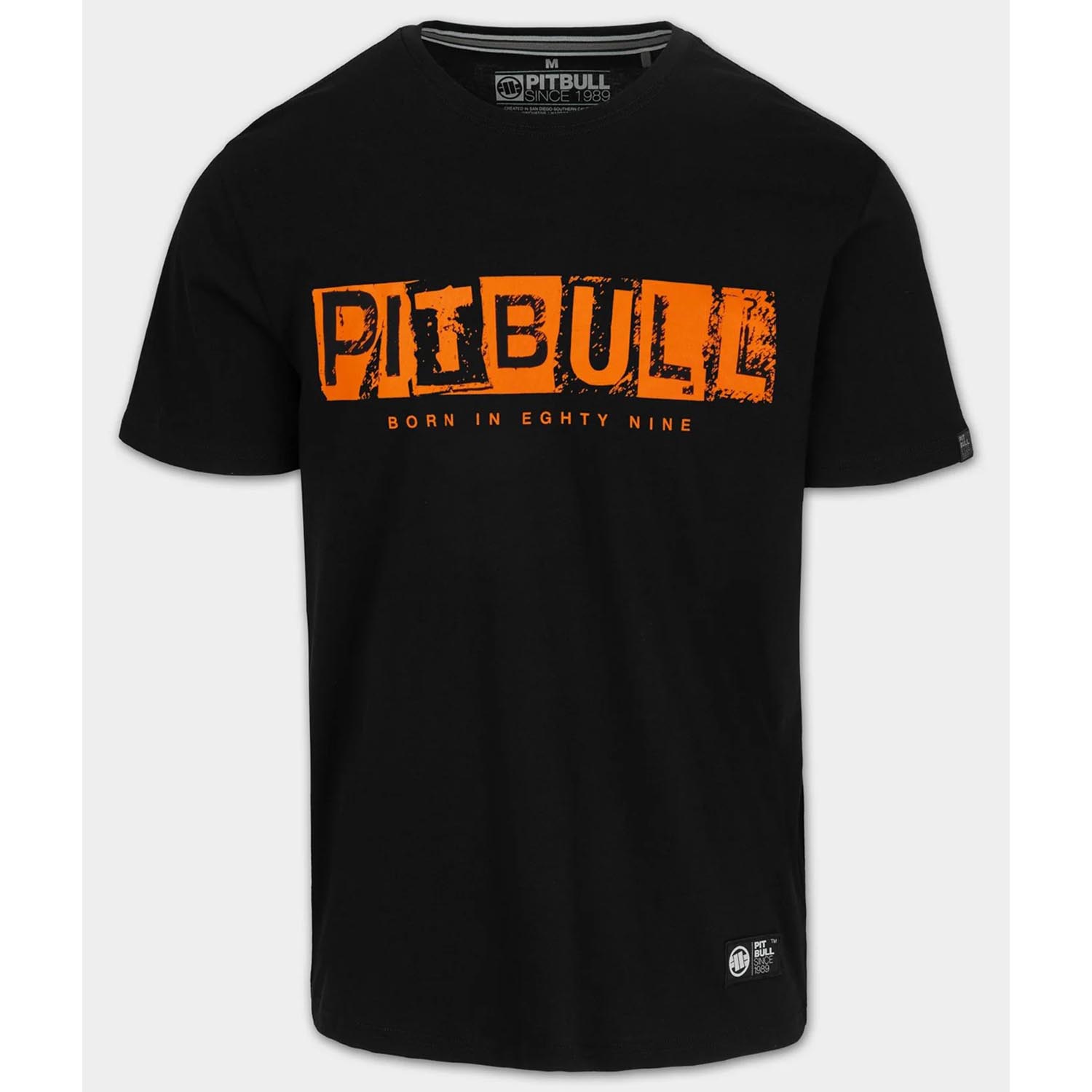 Pit Bull West Coast T-Shirt, Blacky, black-orange, XXXL