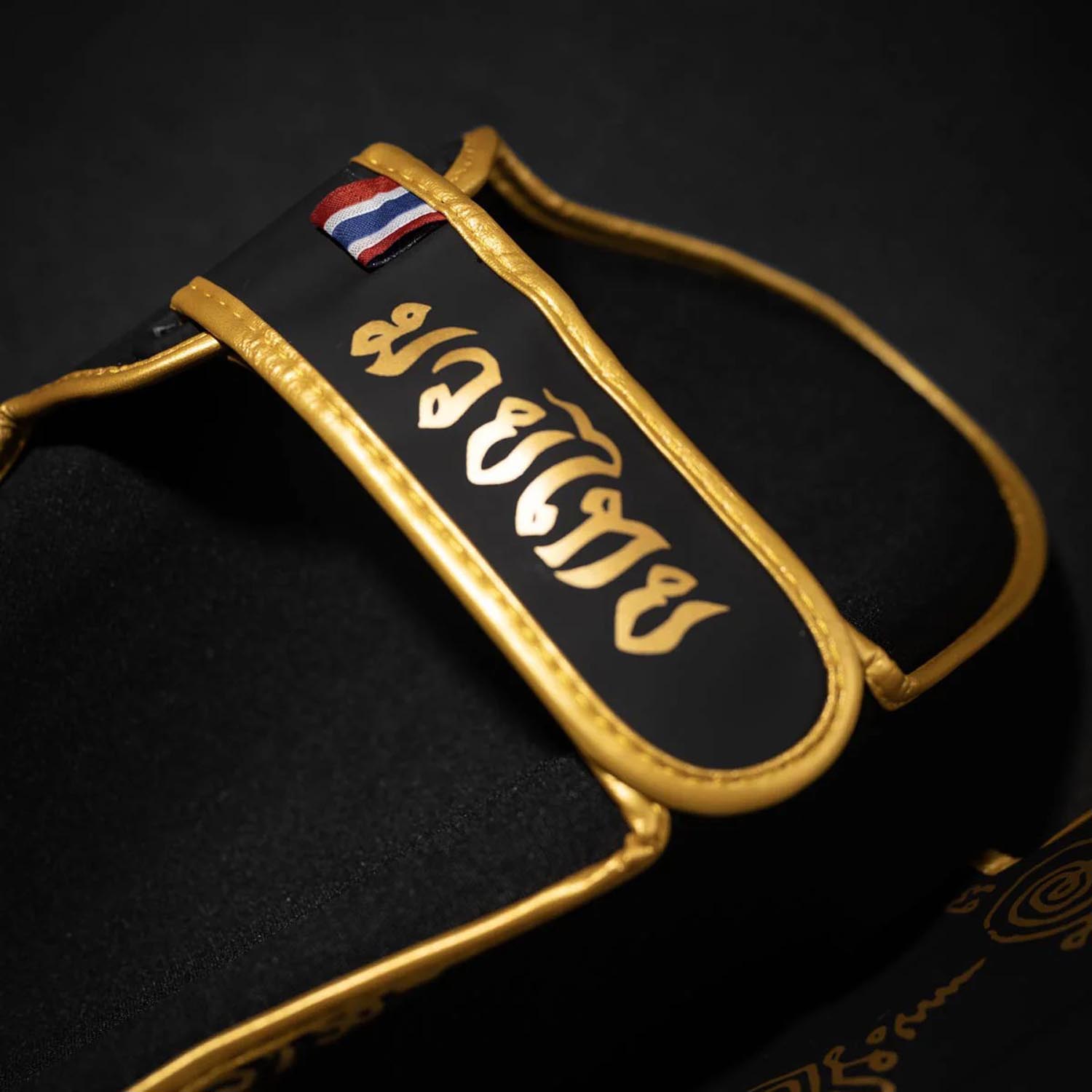 Phantom Athletics Shin Guard, Muay Thai, black-gold, L/XL