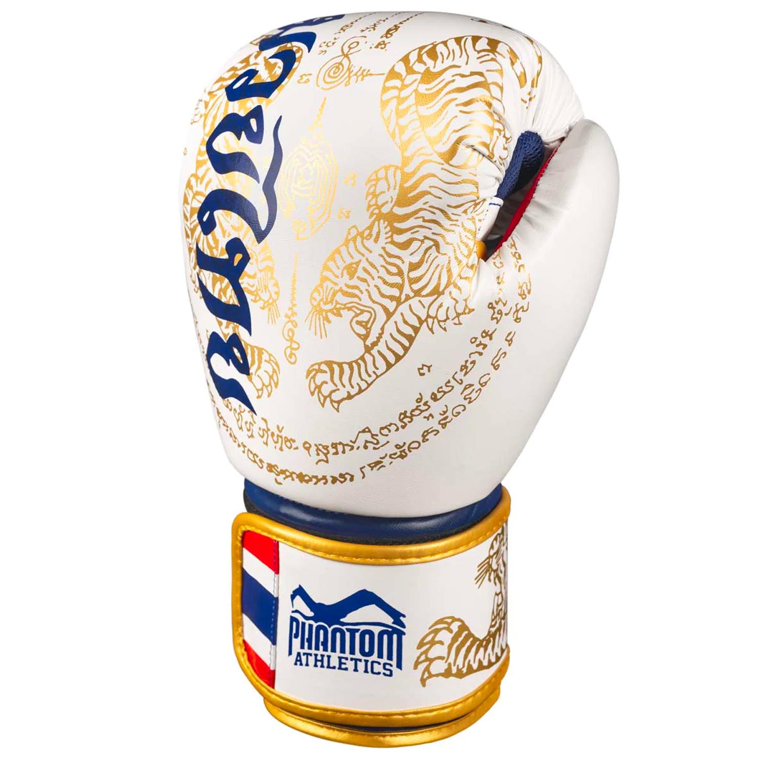 Phantom Athletics Boxhandschuhe, Muay Thai, weiß-gold, 16 Oz