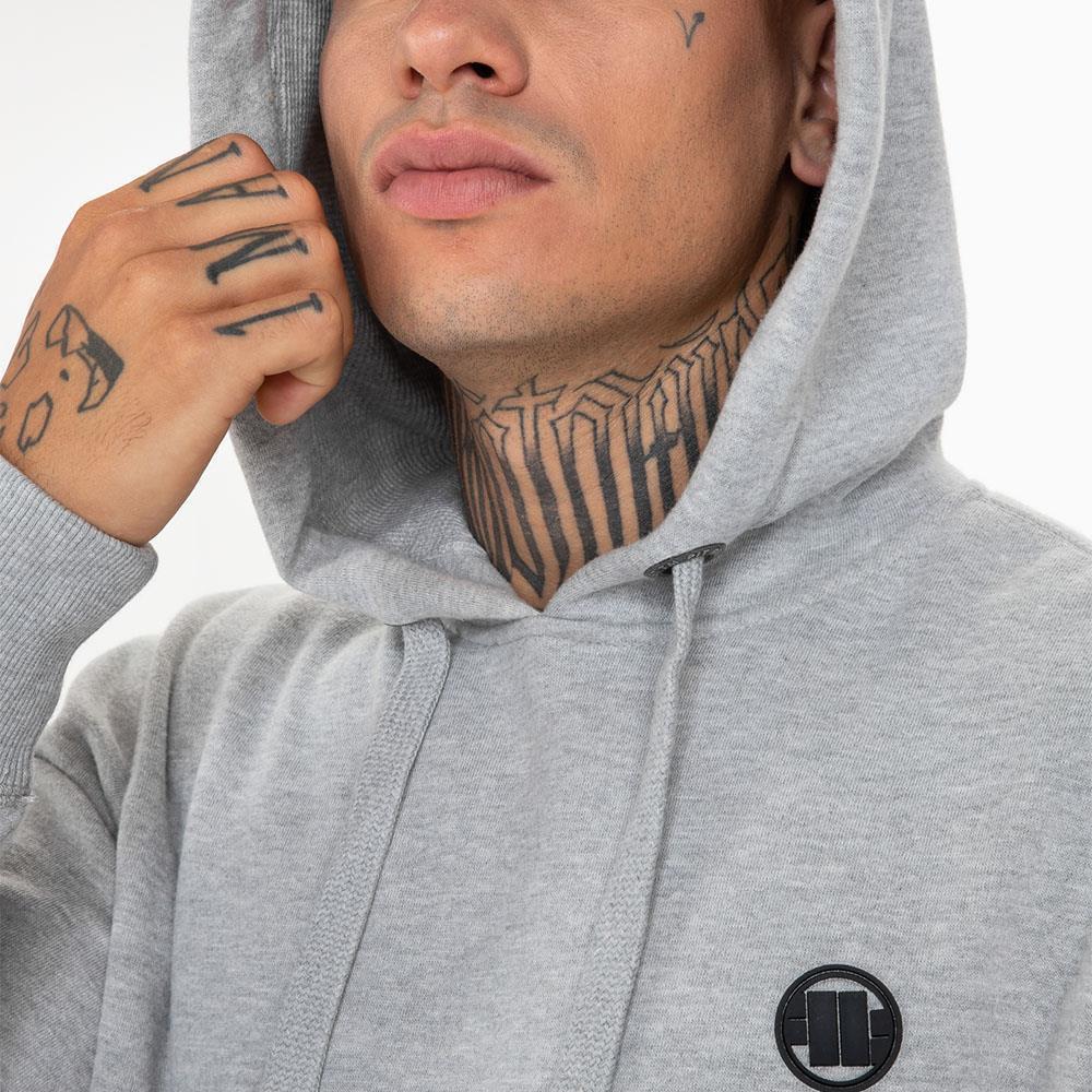 Pit Bull West Coast Hoody, Small Logo 21, grey, XXL