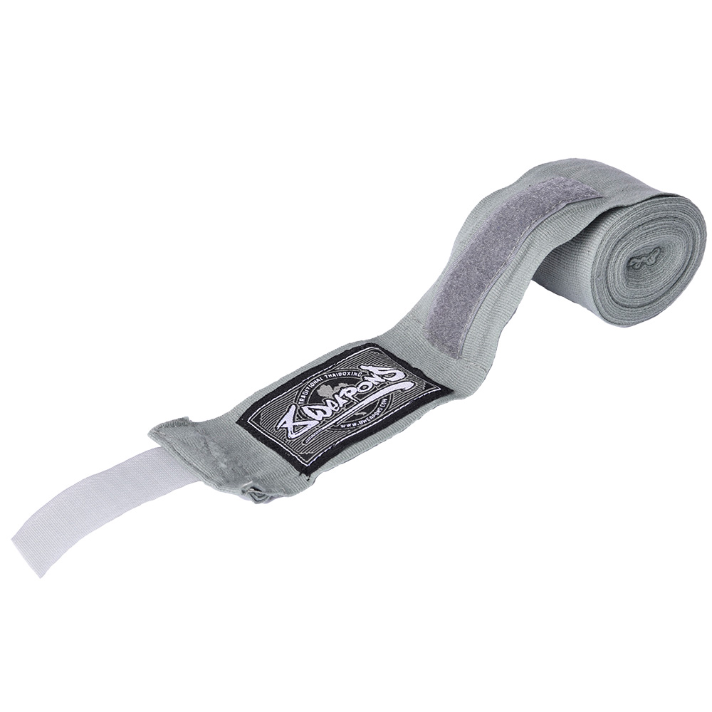 8 WEAPONS Hand Wraps, semi-elastic, 5 m, grey