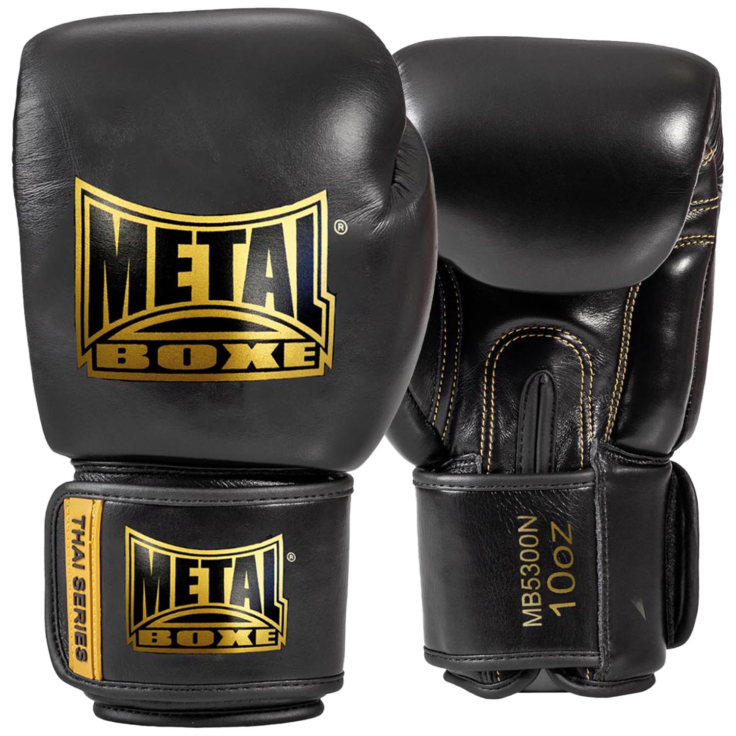 Metal Boxe Boxing Gloves, Thai, black-gold