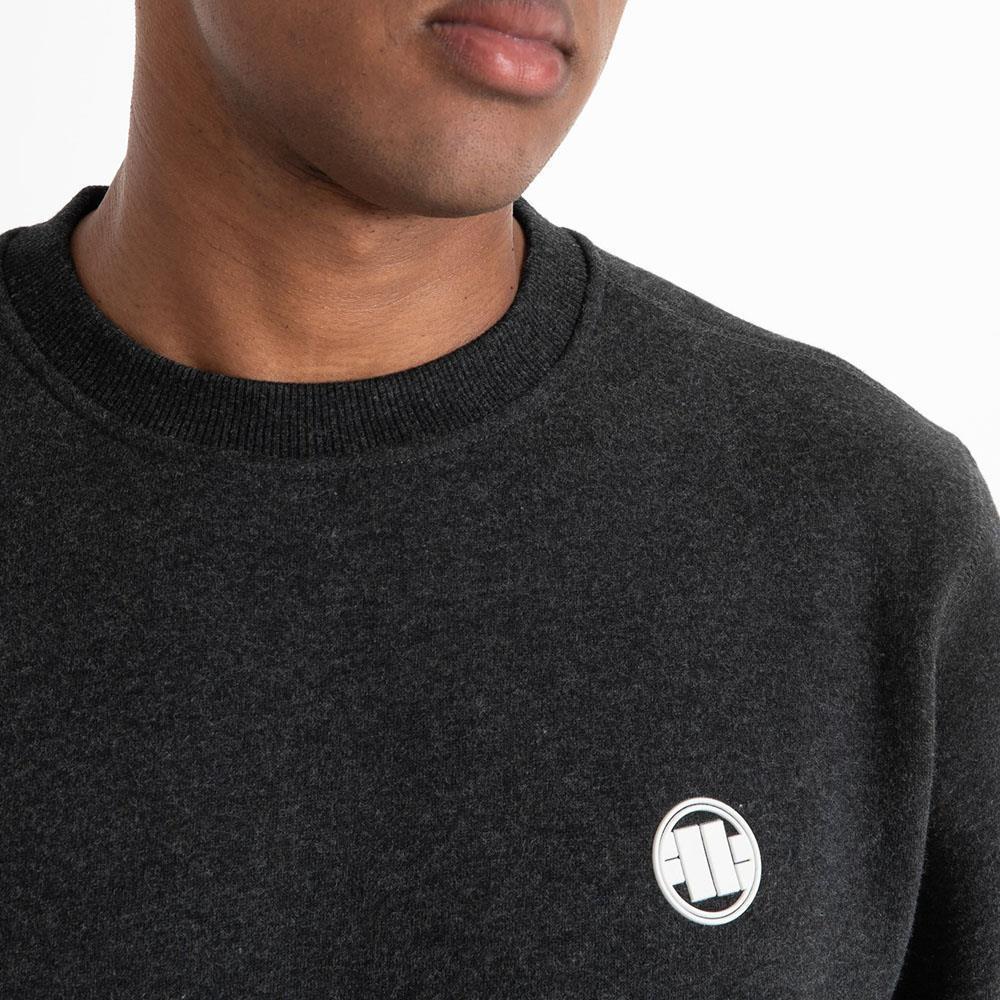 Pit Bull West Coast Pullover, Small Logo, dark-grey, S