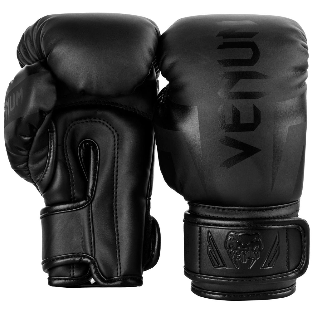 VENUM Boxing Gloves, Kids, Elite, black, M