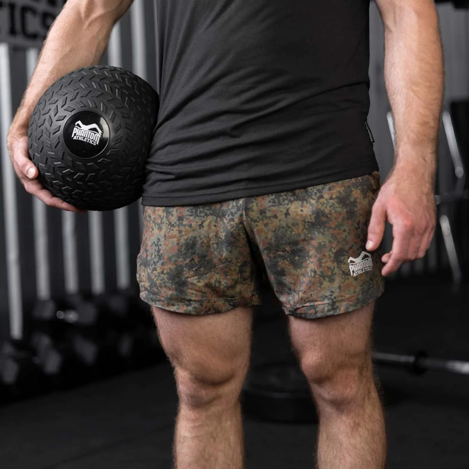 Phantom Athletics Fitness Shorts Laser ONE, camo, S