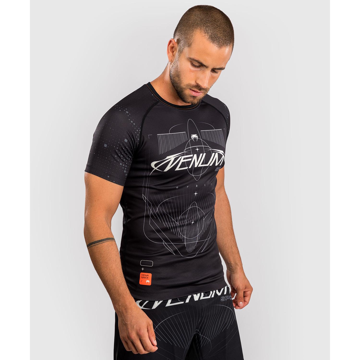 VENUM Rashguard, S/S, Eclipse, black-ivory, XXL