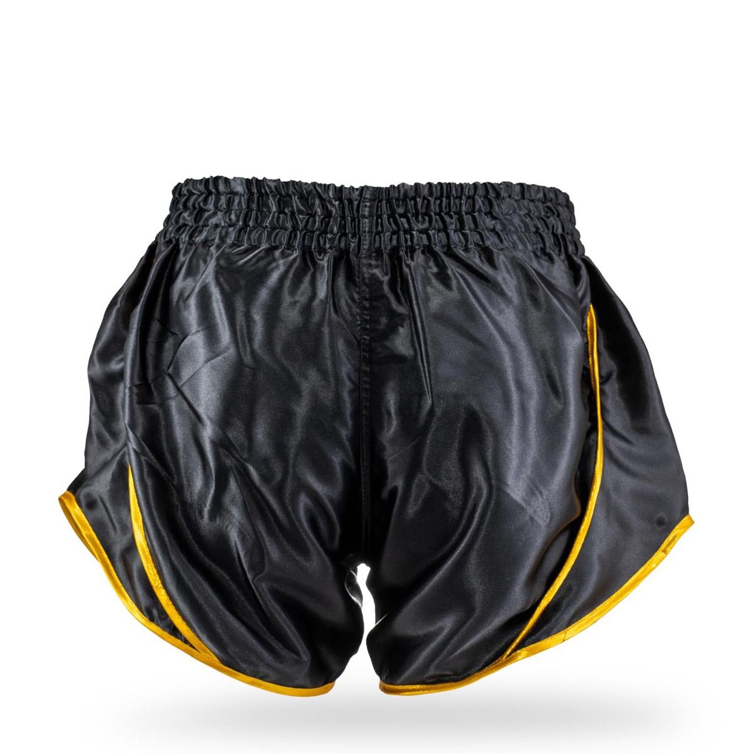 Booster Muay Thai Shorts, Slugger 1, schwarz-gelb, M