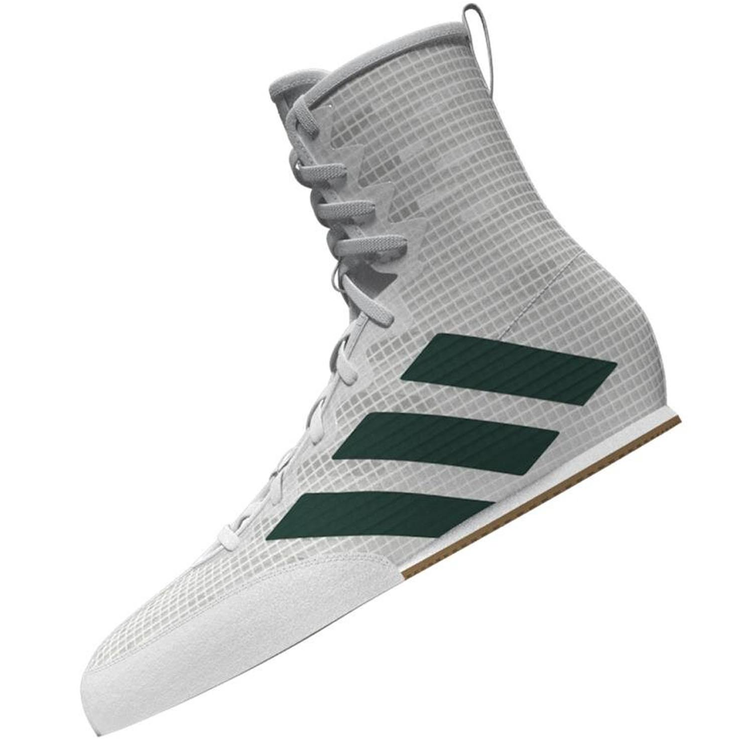 adidas Boxing Shoes, Box Hog 4, white-green, 47 ⅓ (UK 12)