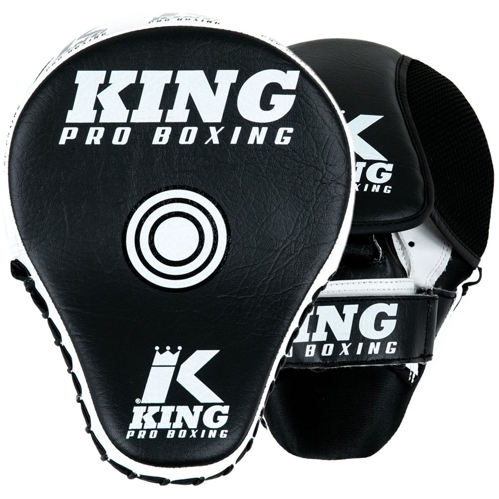 KING PRO BOXING Punching Mitts, Revo 2, black-white