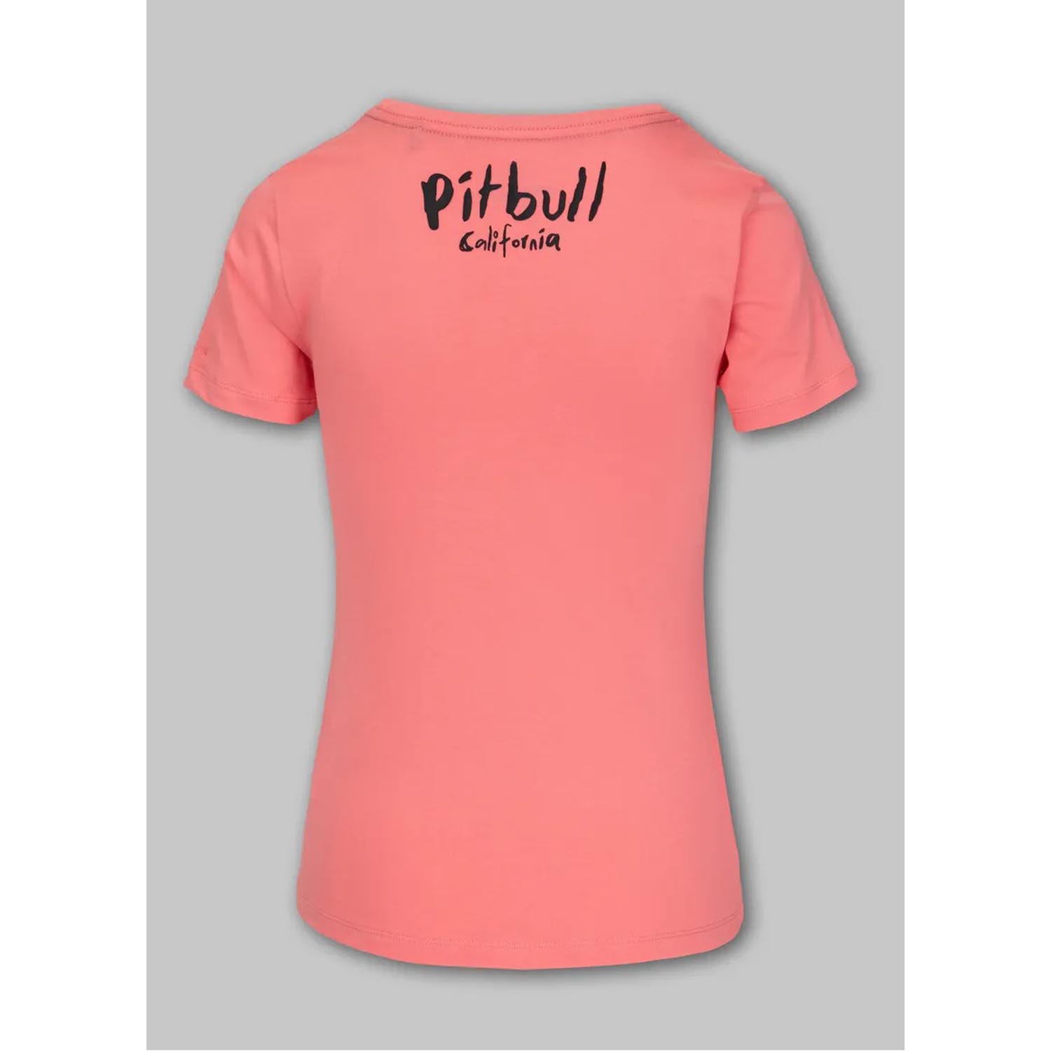 Pit Bull West Coast T-Shirt, Women, Watercolor, coral, XL