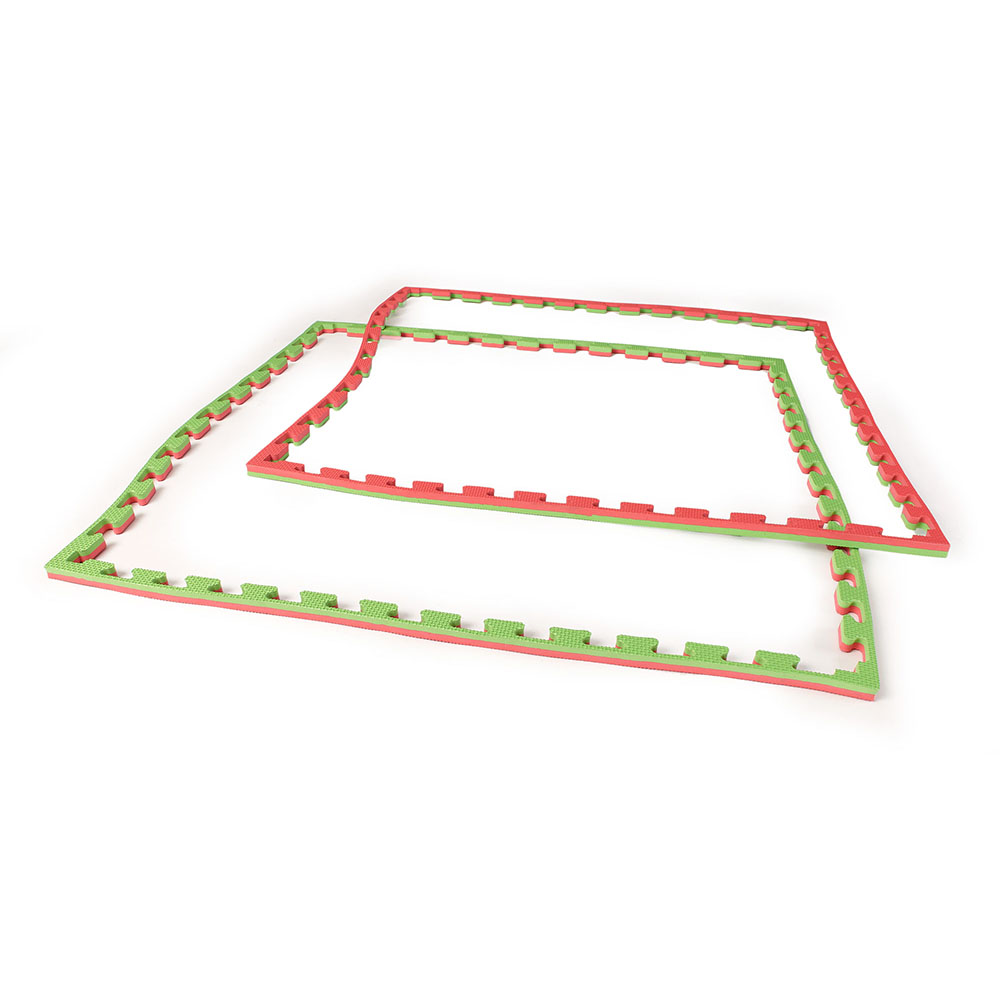 Ju-Sports Puzzle Mat, Econo Cross, red-green, 2 cm