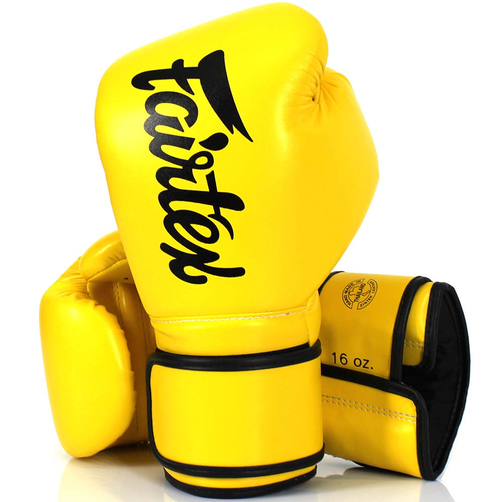 Fairtex Boxing Gloves, BGV14, yellow, 10 Oz