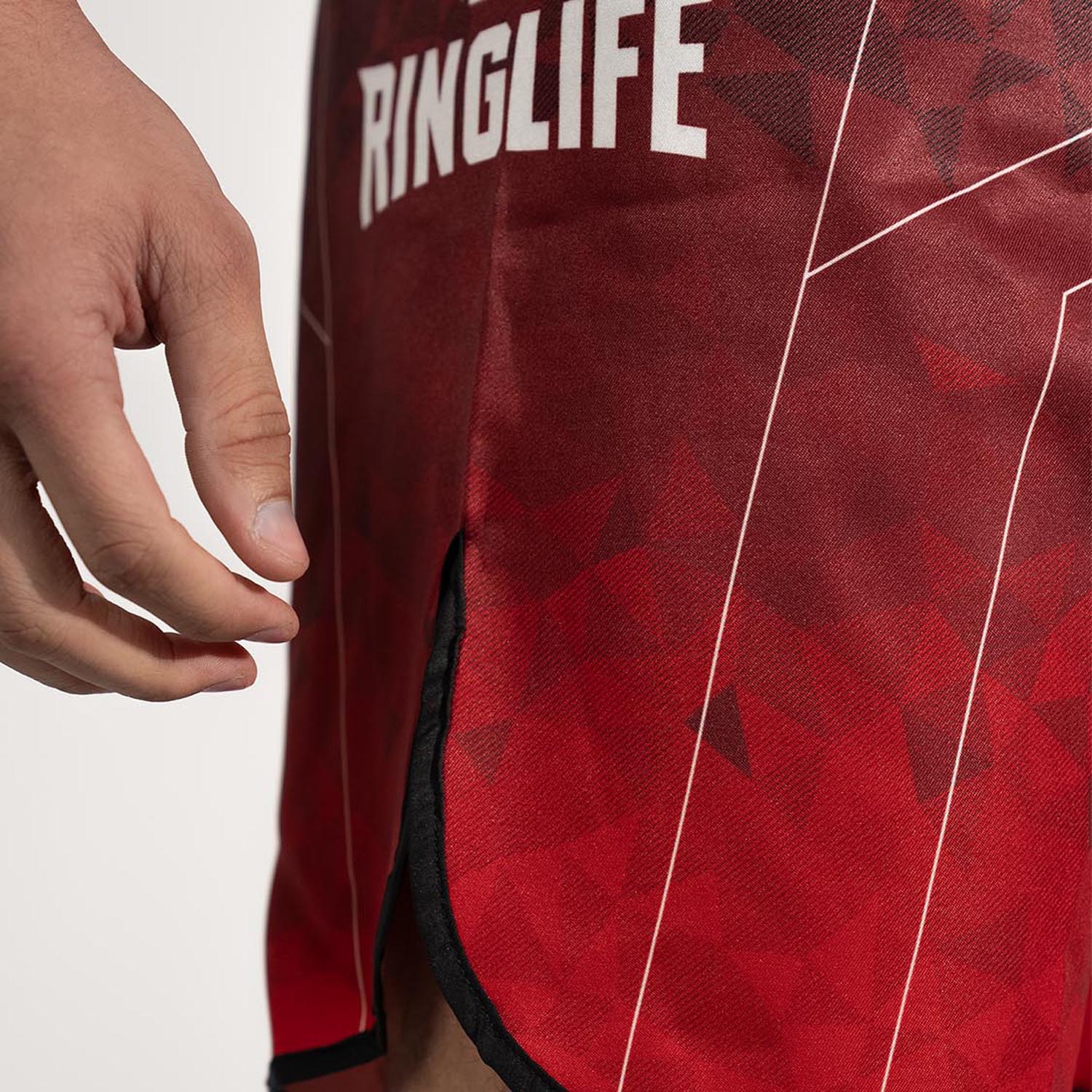 RINGLIFE MMA Shorts - Transition black-red XL