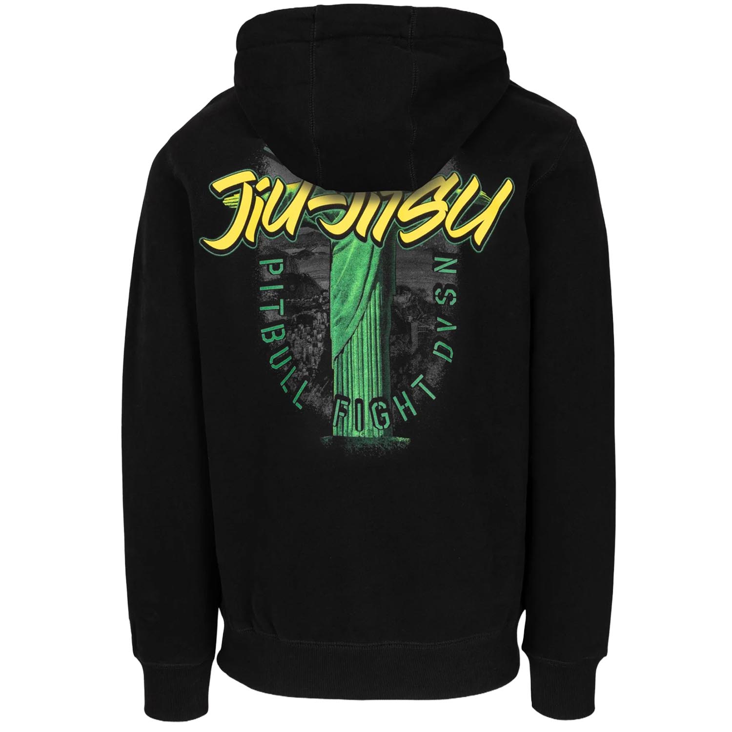 Pit Bull West Coast Hoody, BJJ Fight DVSN, black, XL