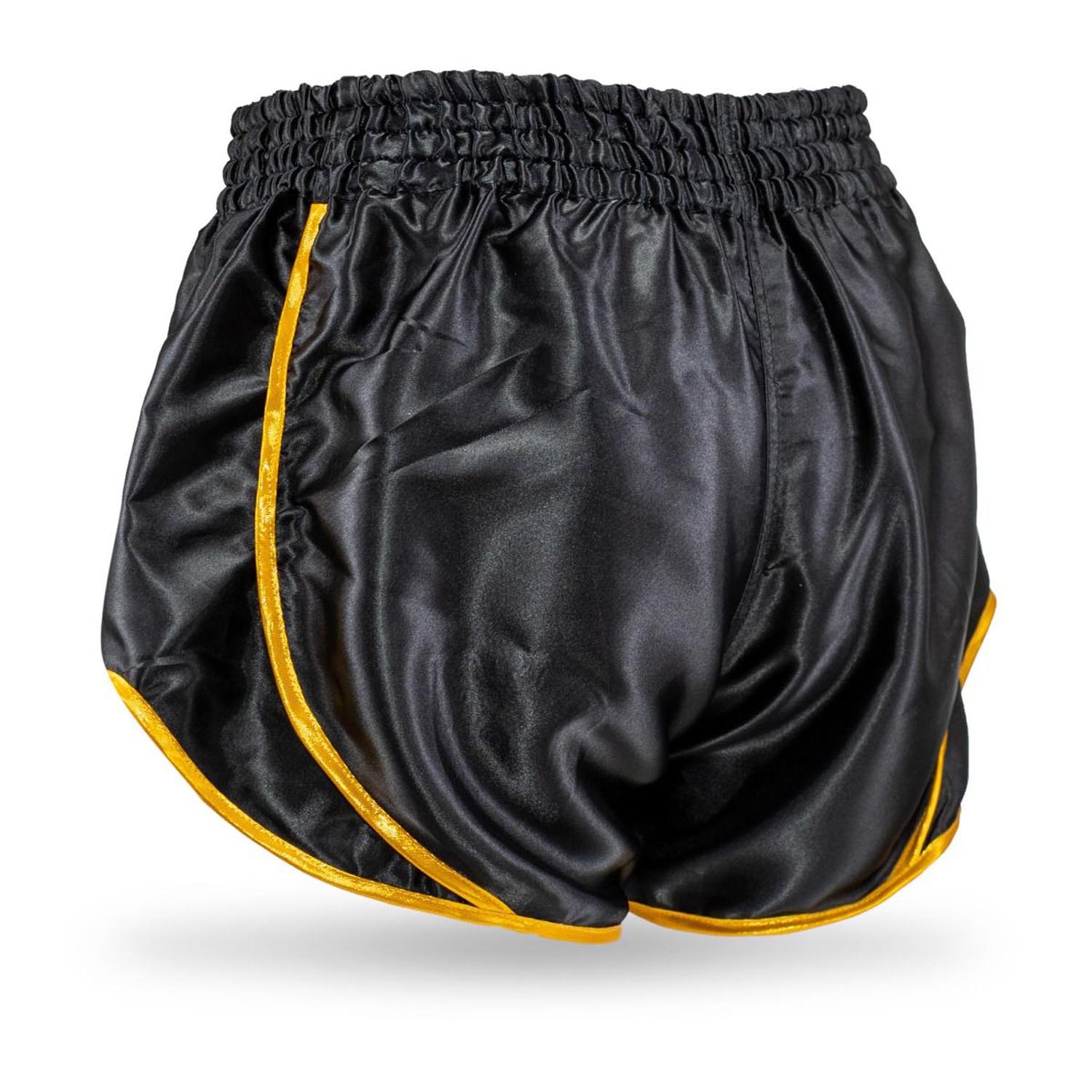 Booster Muay Thai Shorts, Slugger 1, schwarz-gelb, M