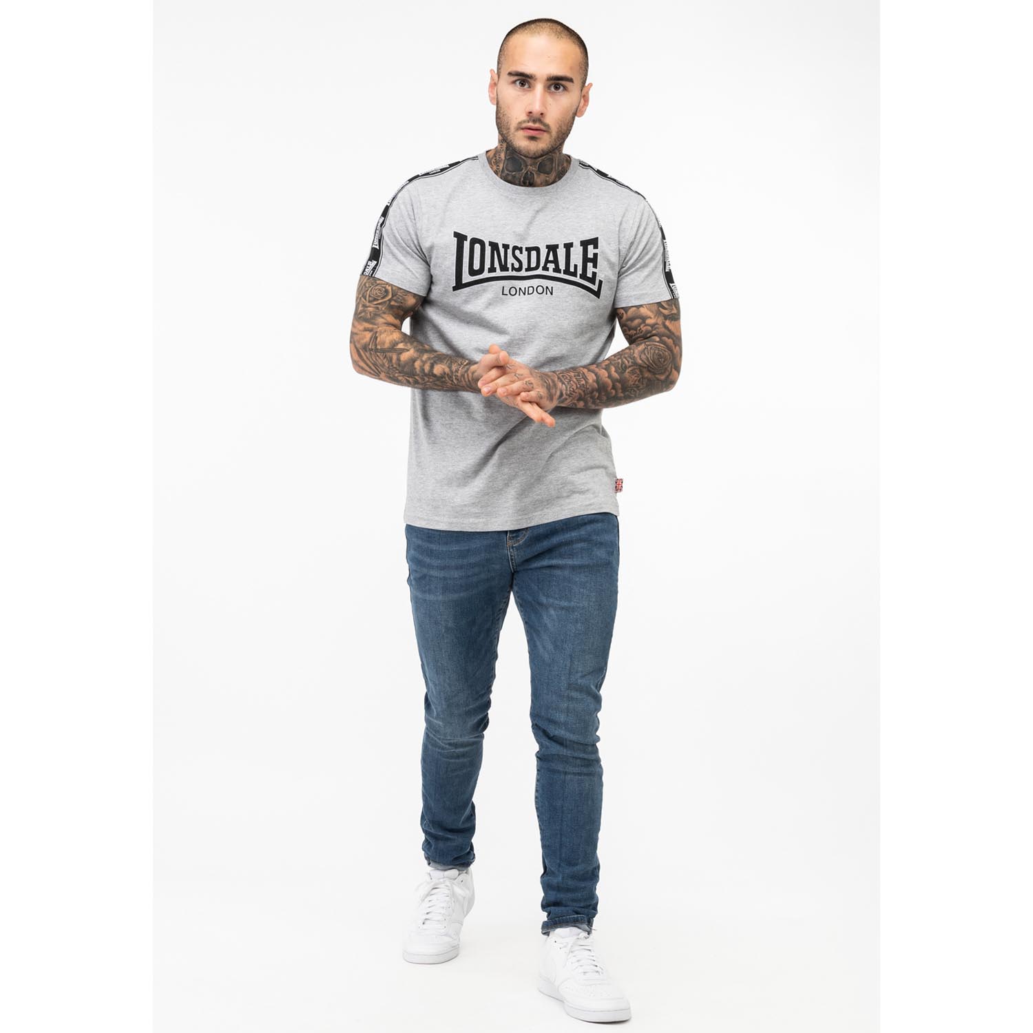 Lonsdale T-Shirt, Vementry, grau, XXXL