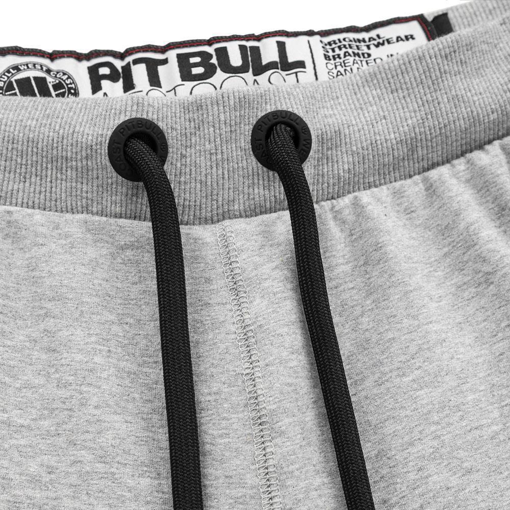 Pit Bull West Coast Trainingshorts, Small Logo F. Terry, grau, XXL