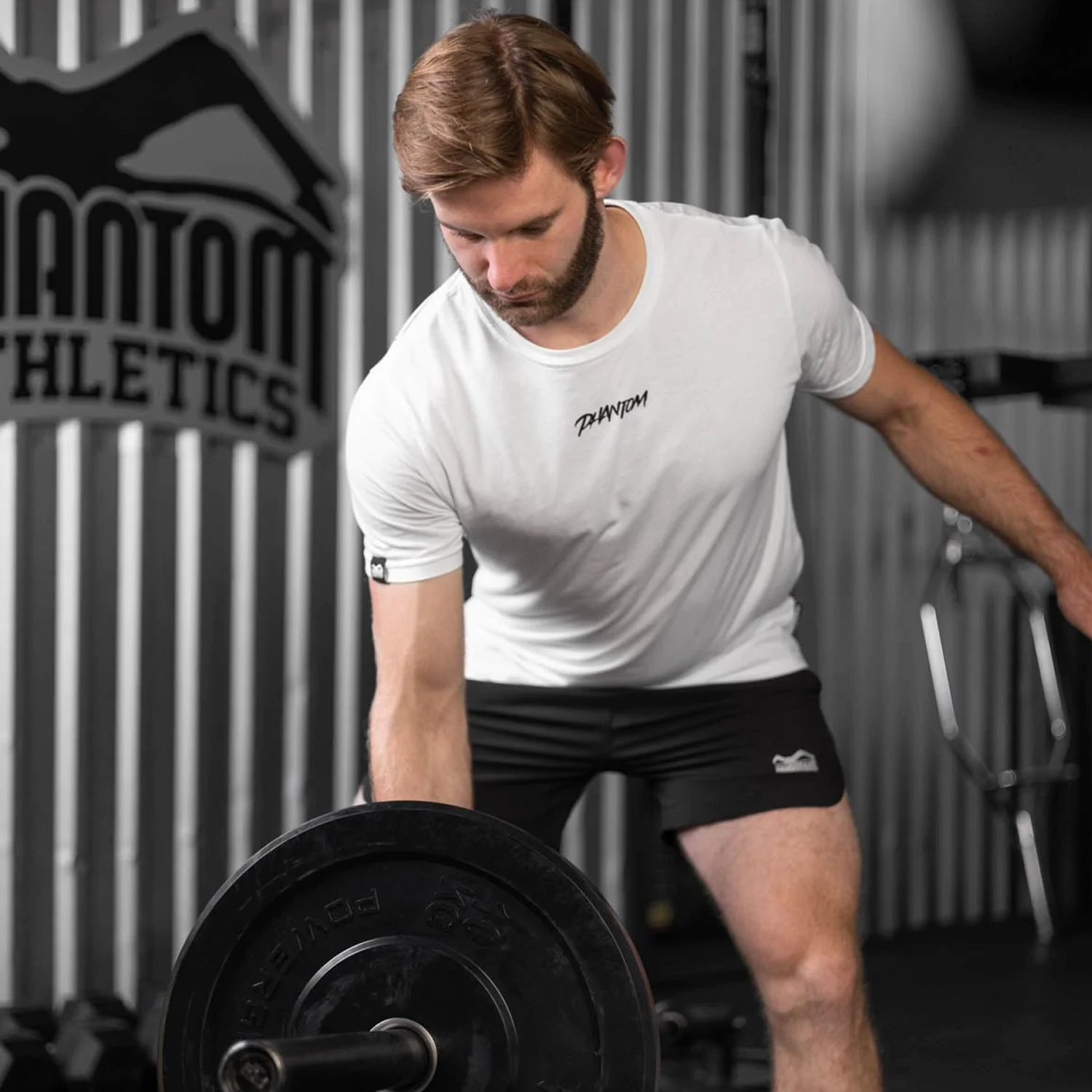 Phantom Athletics Fitness Shorts Laser ONE, schwarz, S