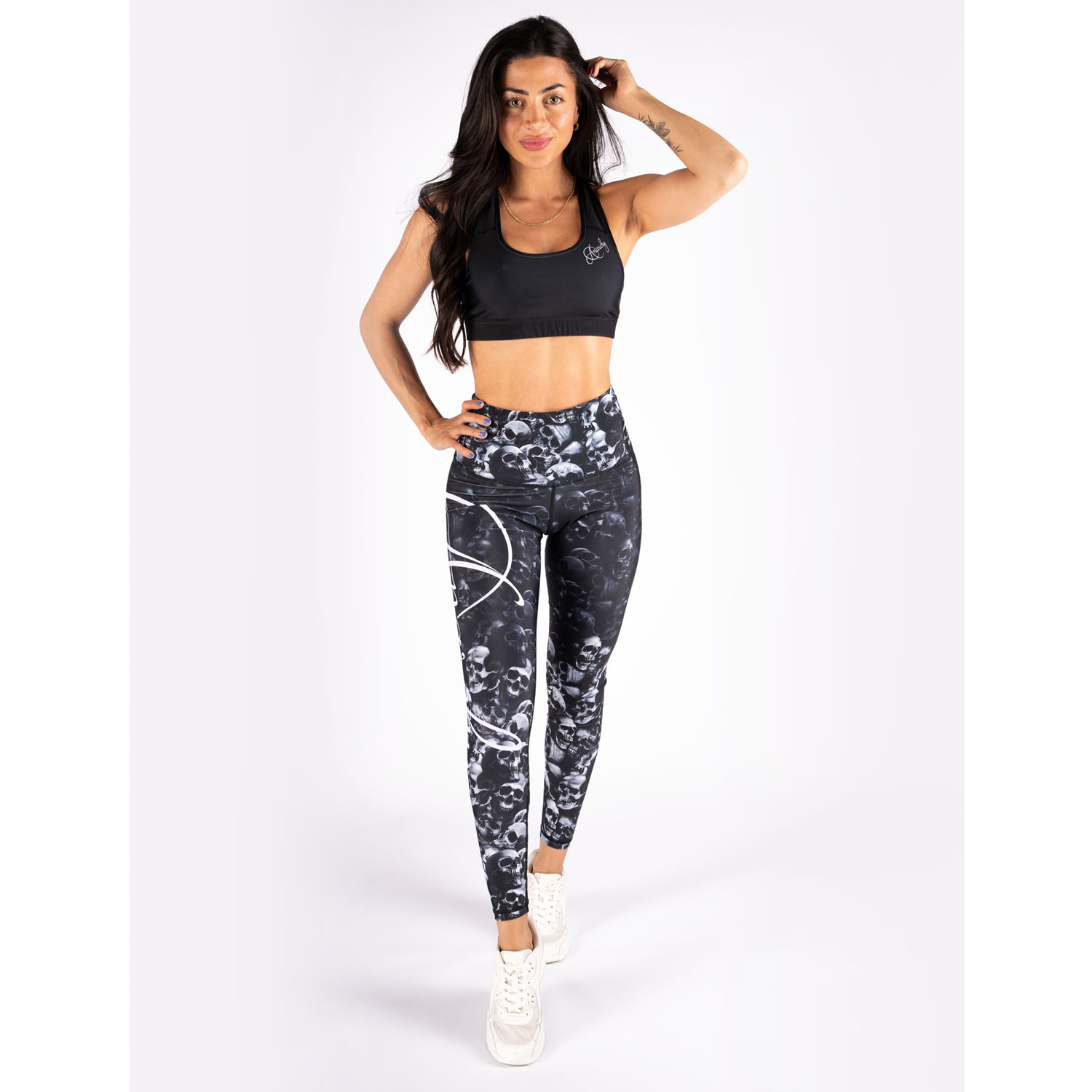 Anarchy Apparel Leggings, Catacomb, schwarz, S