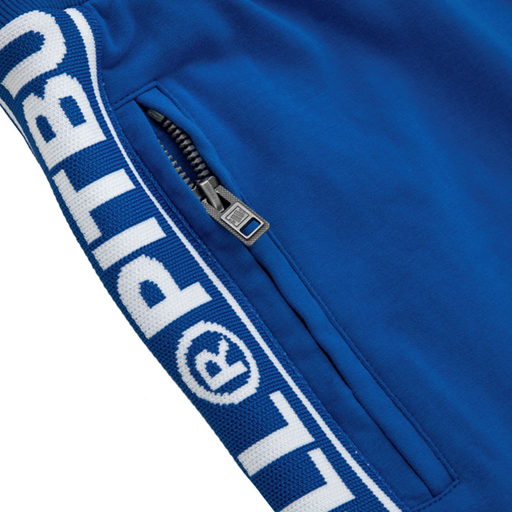 Pit Bull West Coast Trainingshorts, Small Logo F. Terry, blau, XXL