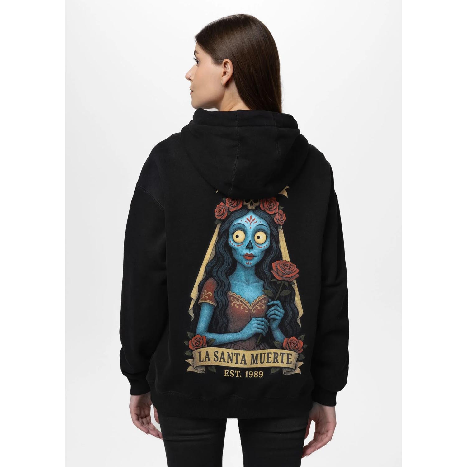 Pit Bull West Coast Hoody, Women, La Santa Muerte, black, XL