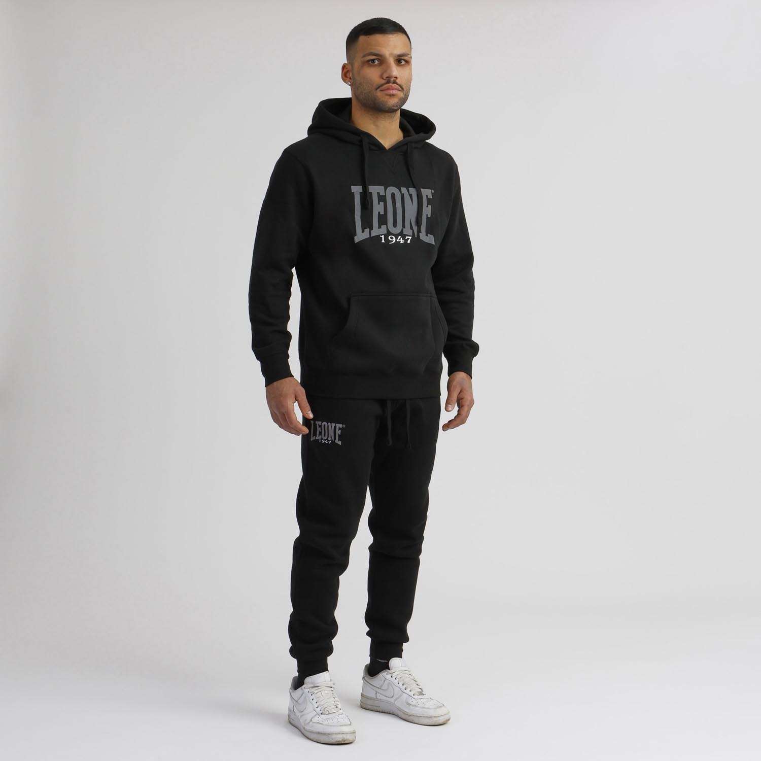 LEONE Jogging Pants, Boxing, black-grey, M