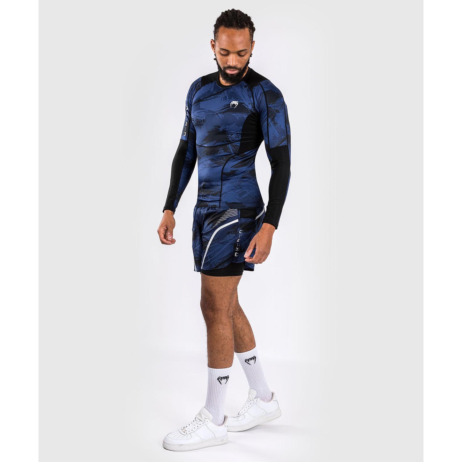 VENUM Rashguard, L/S, Electron 3.0, marineblau, M
