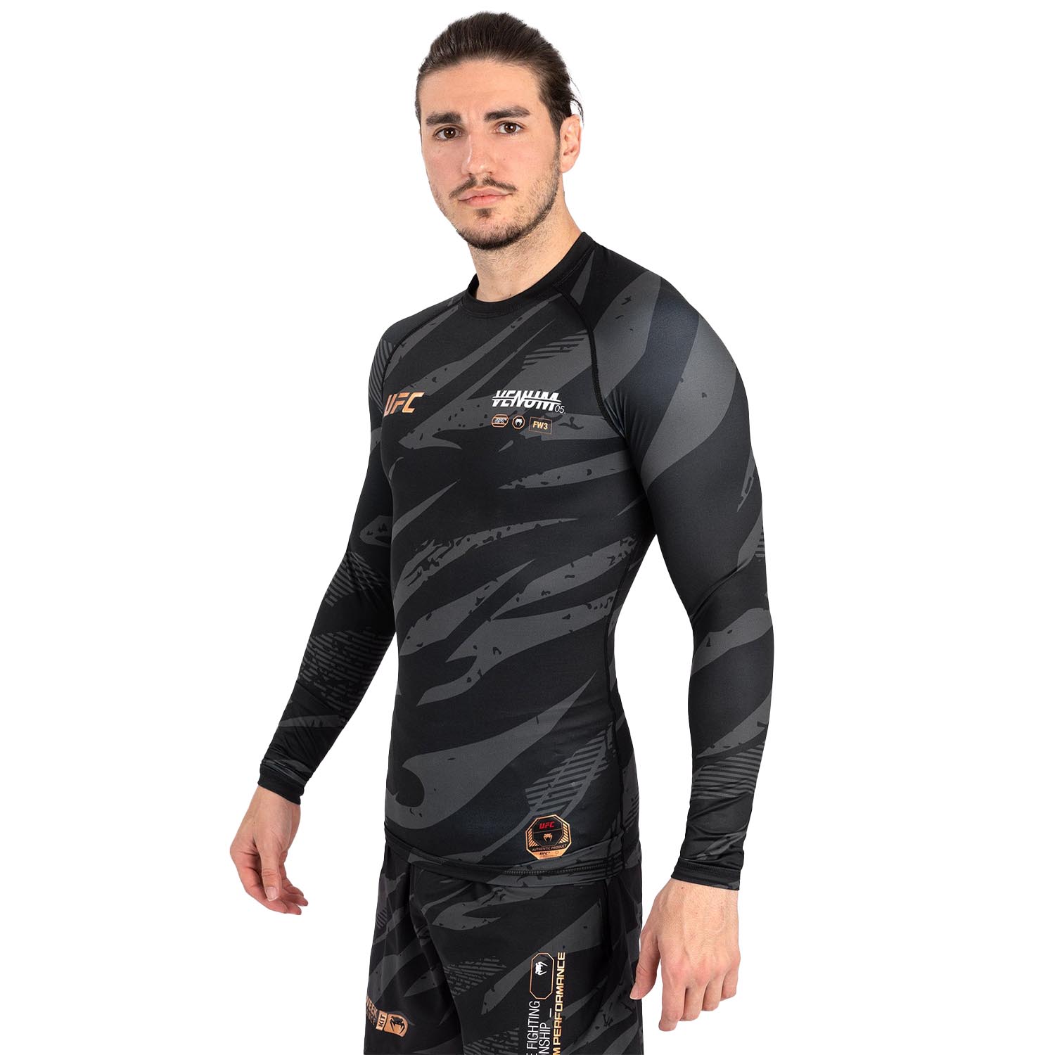 VENUM Rashguards, L/S, UFC Fight Week, Adrenaline, urban camo, XL