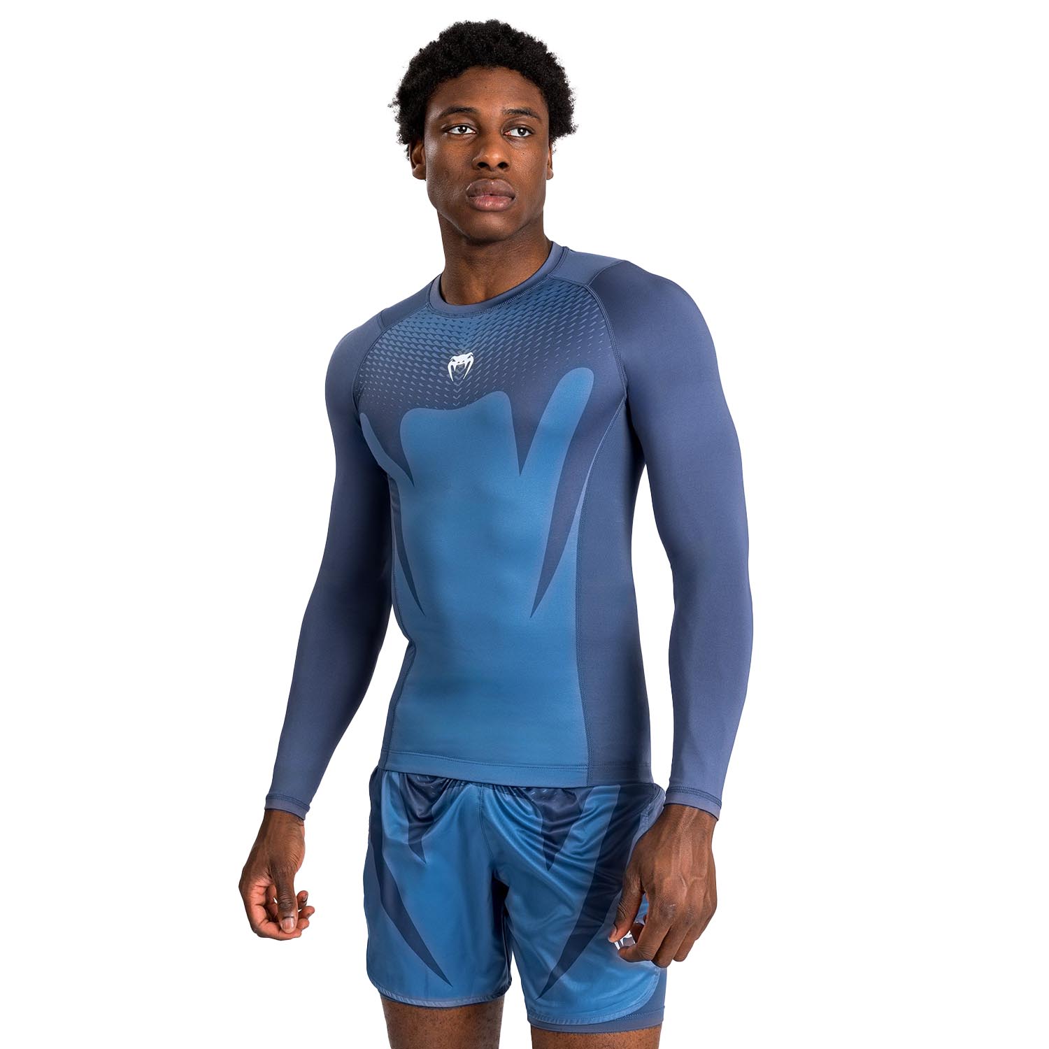 VENUM Rashguard, L/S, Attack, navy-blau, L