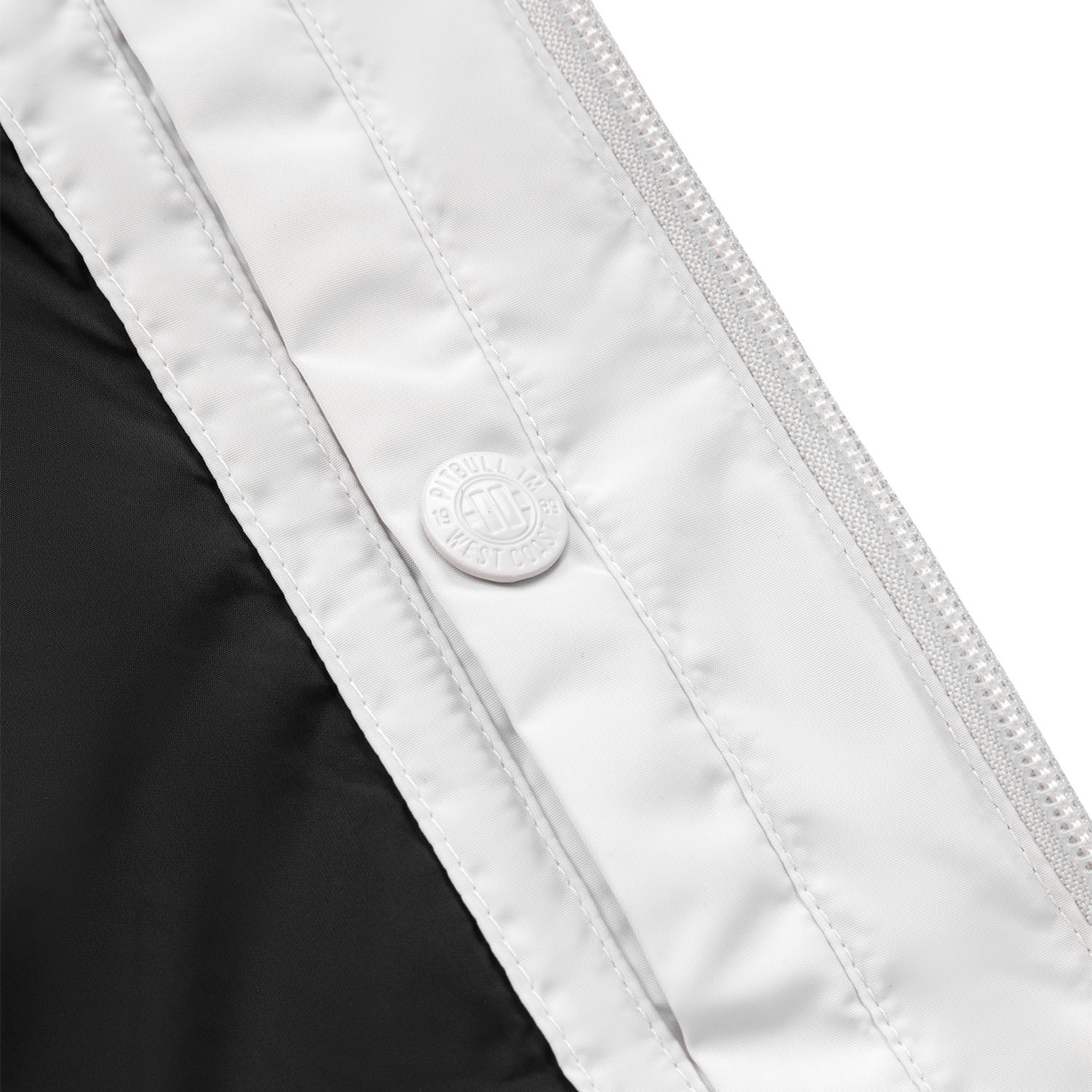 Pit Bull West Coast Jacke, Padded Hooded Airway 4, weiß S