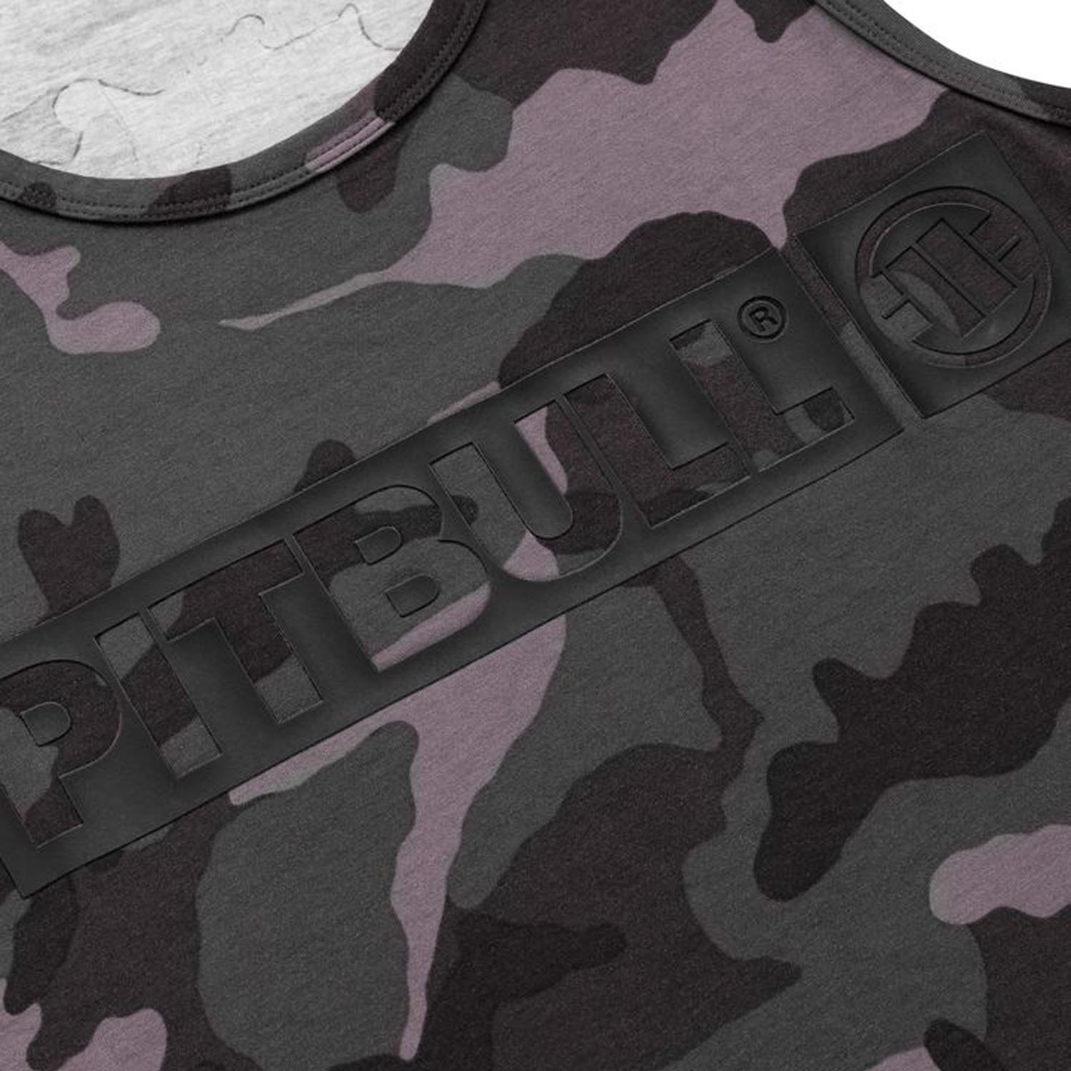 Pit Bull West Coast Tank Top, Hilltop, black-camo, S