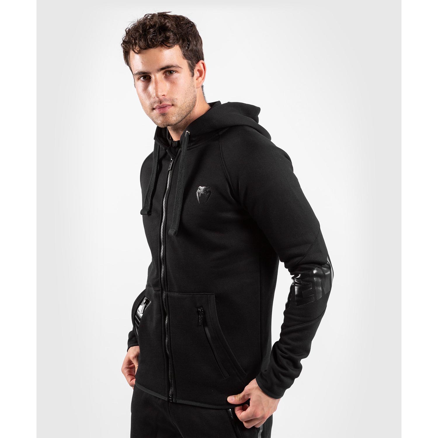 VENUM Zip Hoody, Contender 3.0, black-black, M