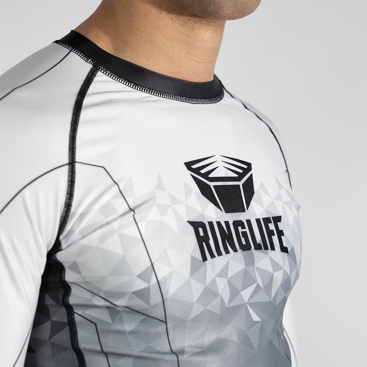 RINGLIFE Rashguard L/S - Transition black-white M