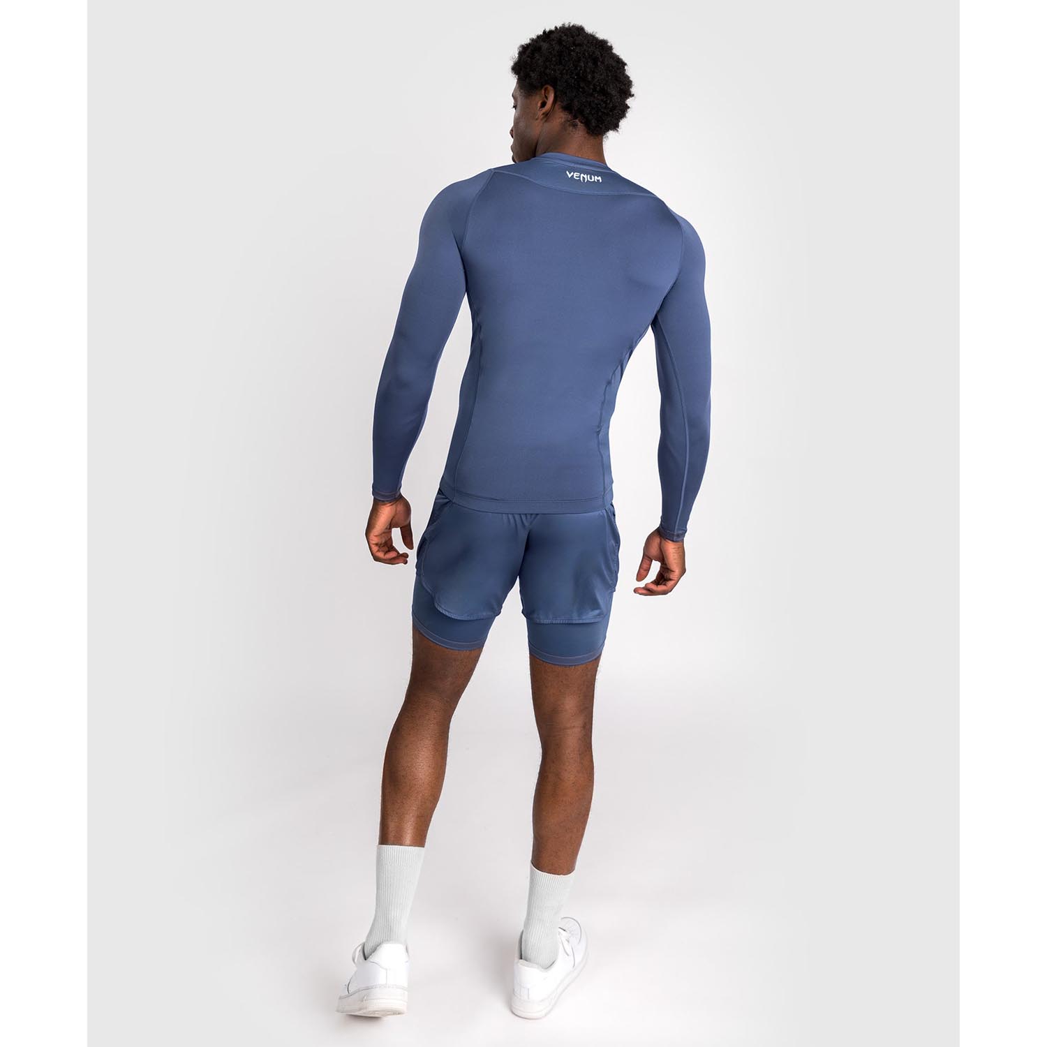 VENUM Rashguard, L/S, Attack, navy-blau, L
