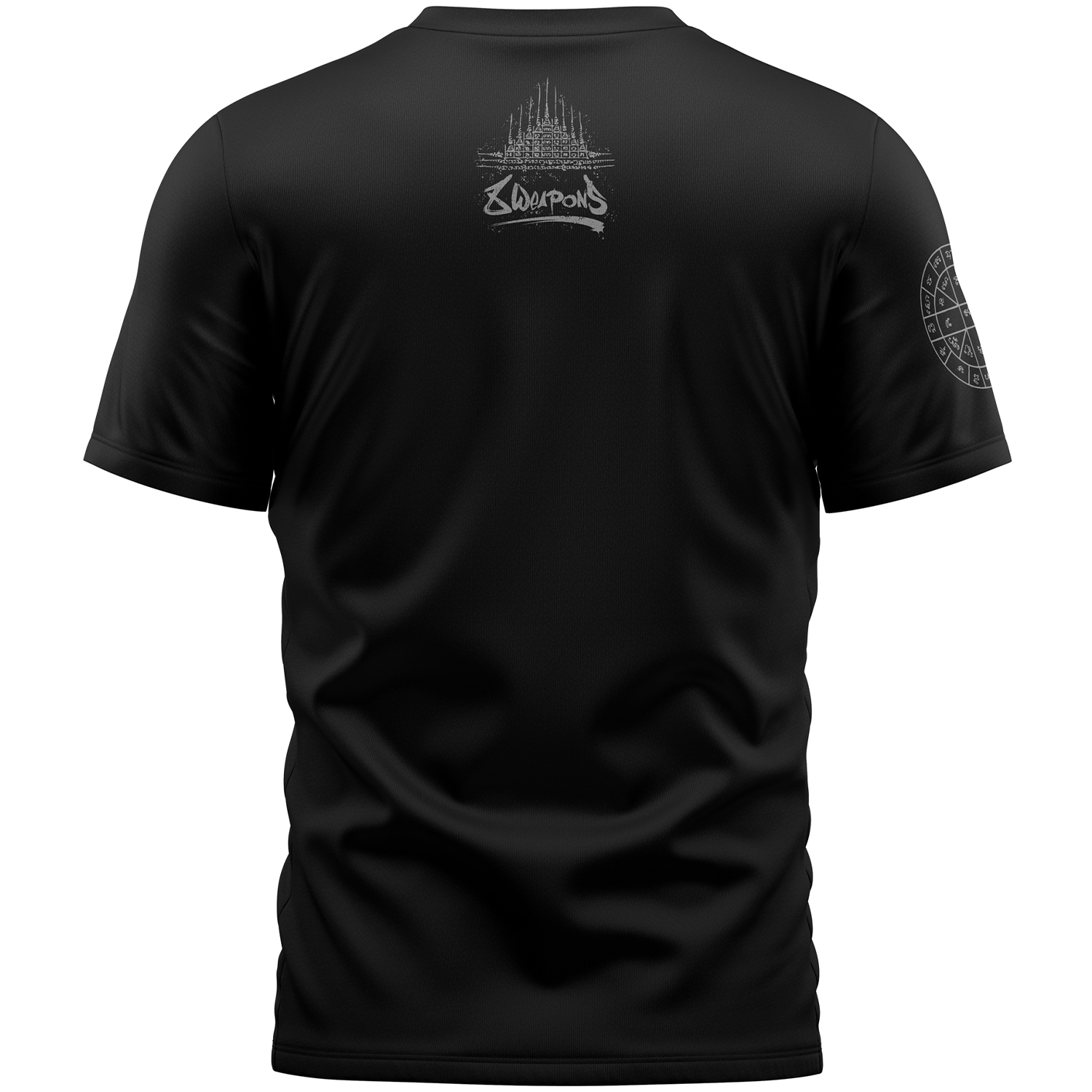 8 WEAPONS T-Shirt, Yantra, schwarz, XXL