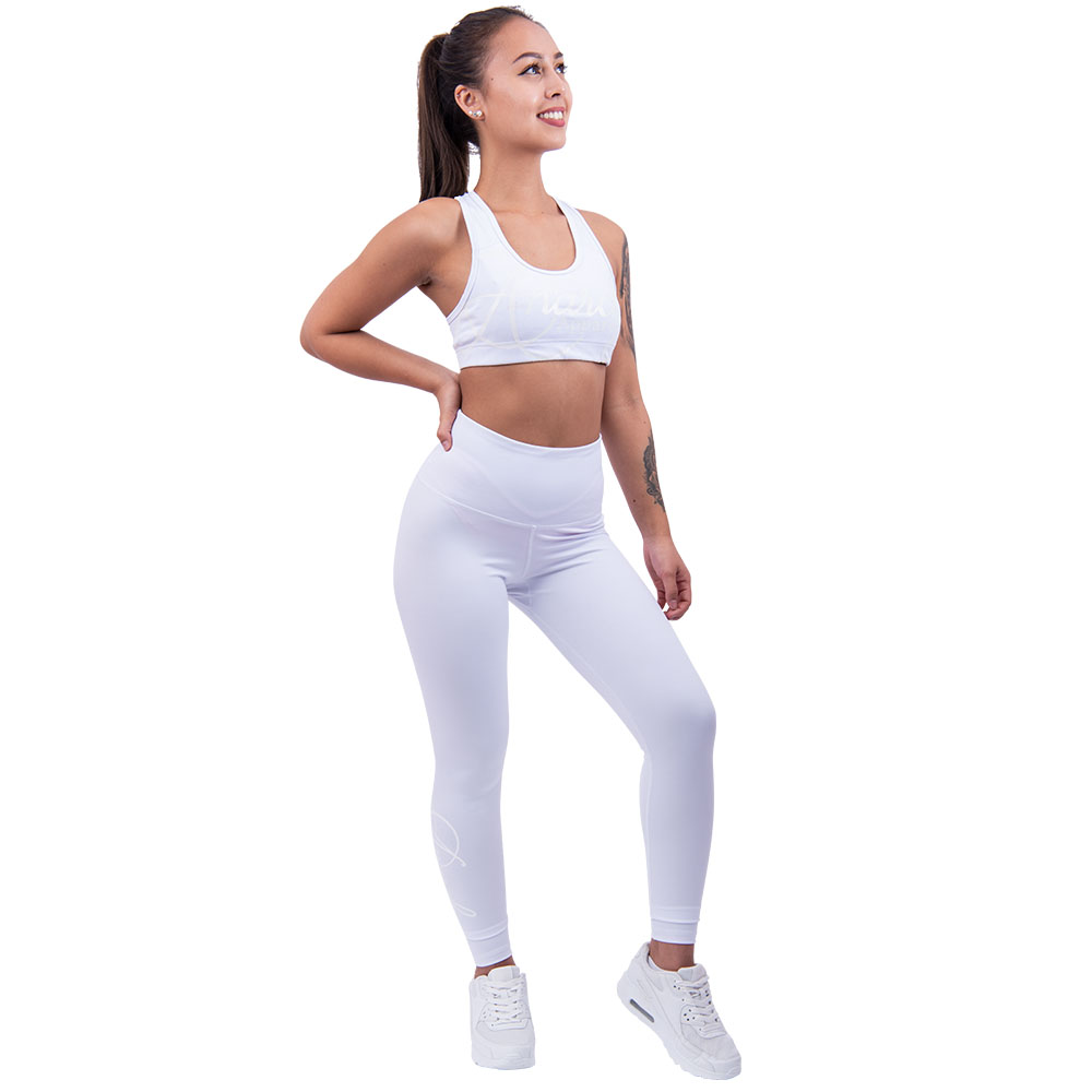 Anarchy Apparel Sports Bra, Stealth, weiß, XS