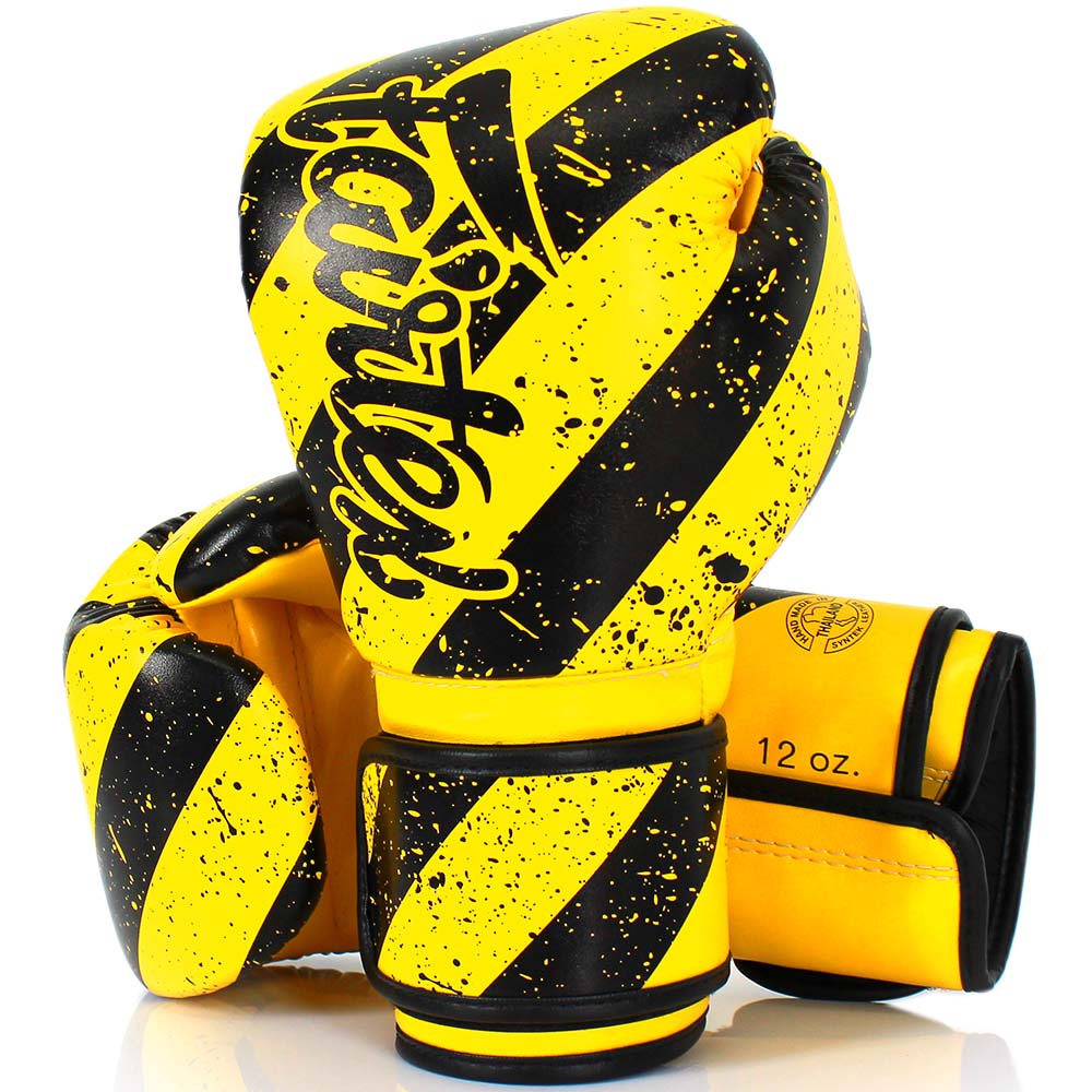 Fairtex Boxhandschuhe, BGV14, gelb-schwarz