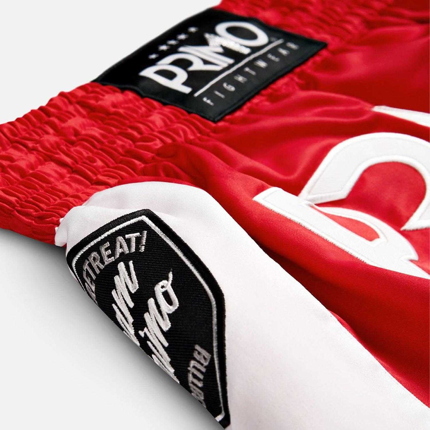 PRIMO Muay Thai Shorts, Stadium Classic, red, XXL