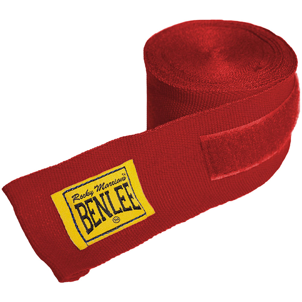 BENLEE Handwraps, red, elastic, 3 m