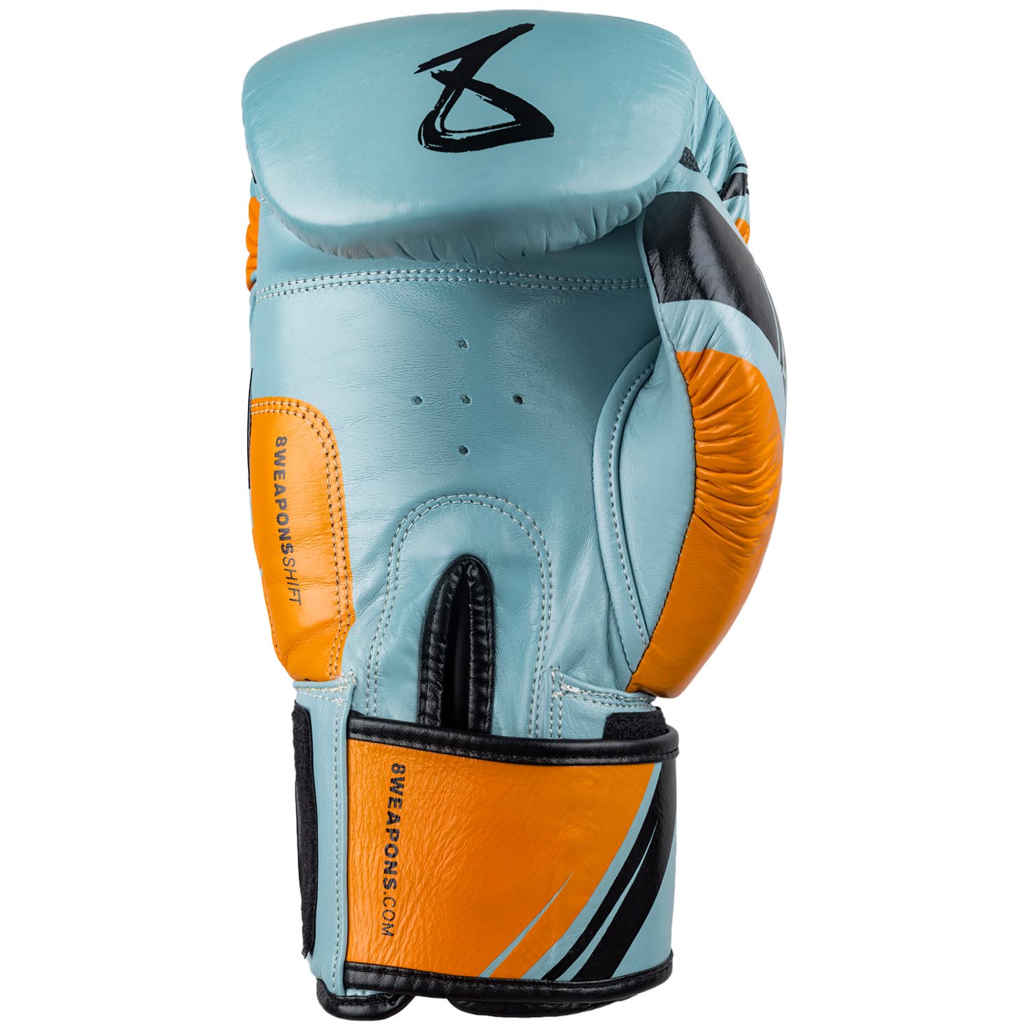 8 WEAPONS Boxing Gloves, Shift, ice-grey-orange, 16 Oz