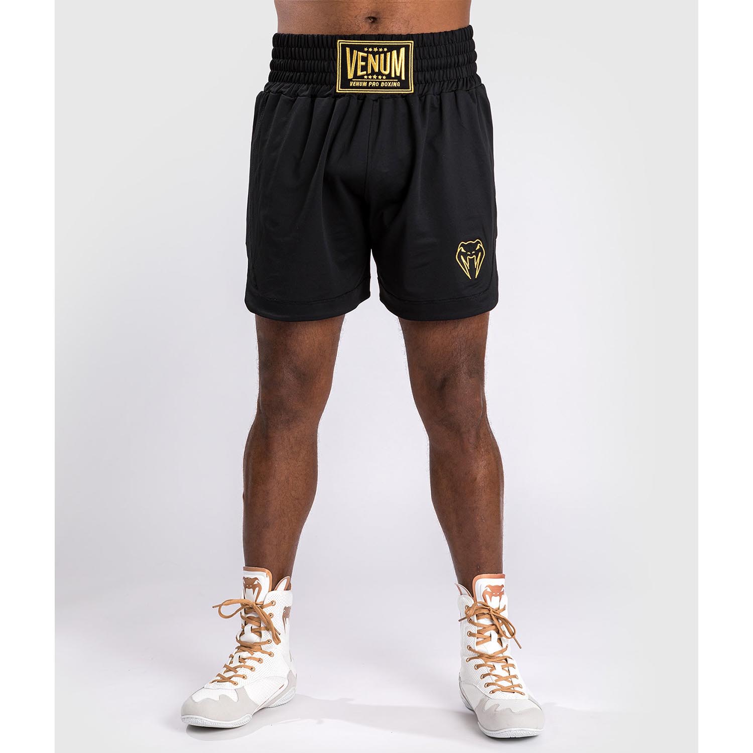 VENUM Boxing Shorts, Classic, black-gold, XXL