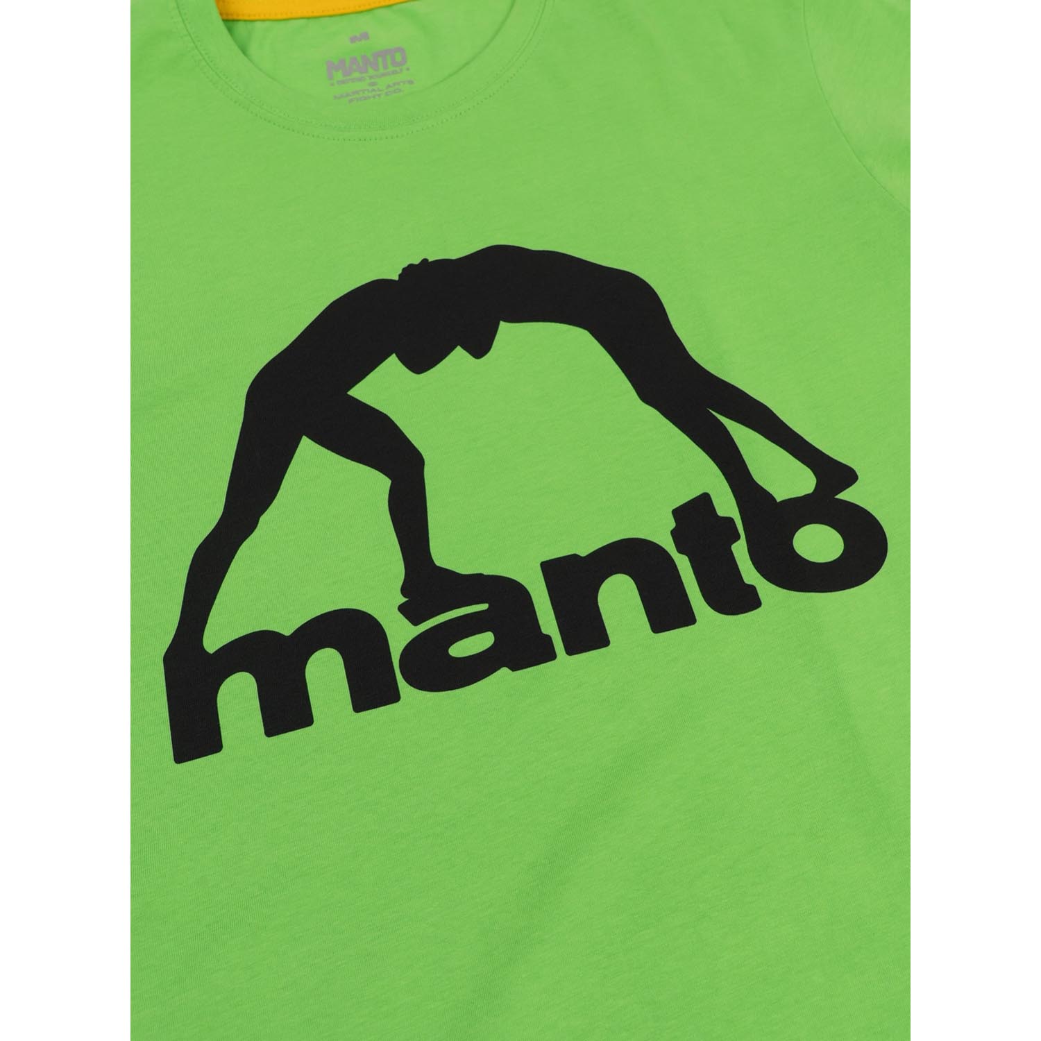 MANTO T-Shirt, Vibe 25, neon green-black, XXL