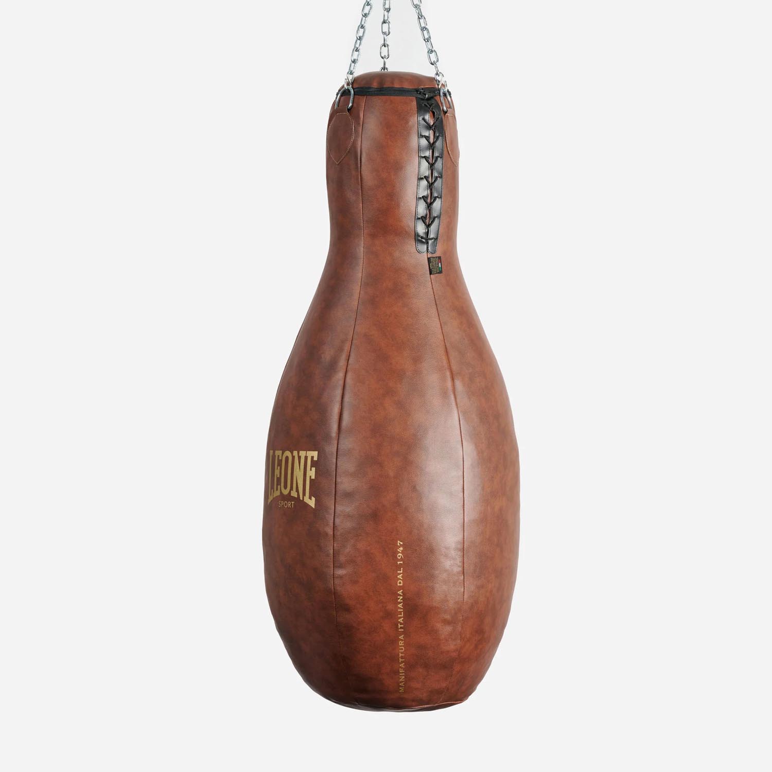LEONE Boxing Bag, Saturno Vintage, brown, 35 kg, 120 cm